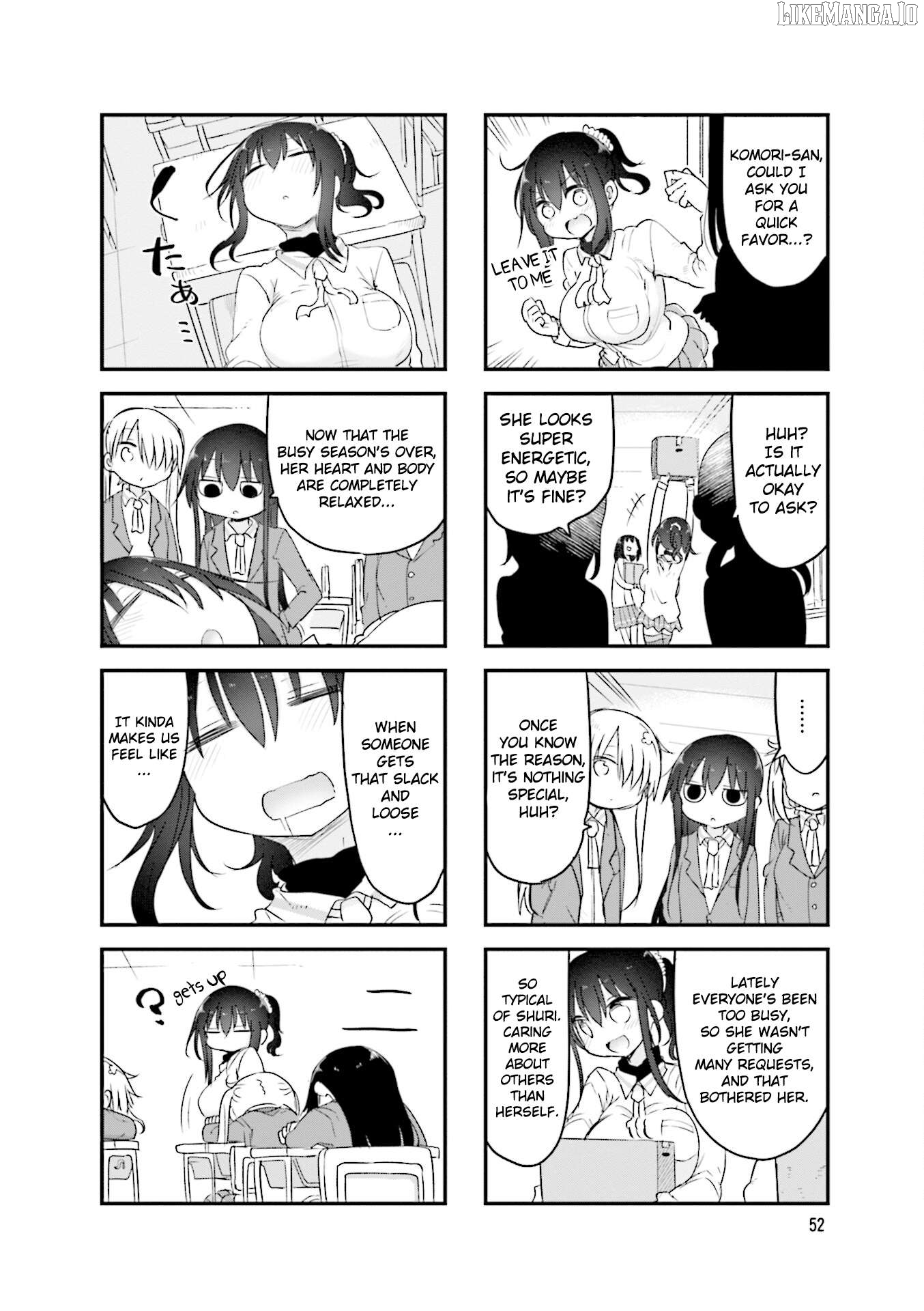 Komori-San Wa Kotowarenai! Chapter 103 - page 9