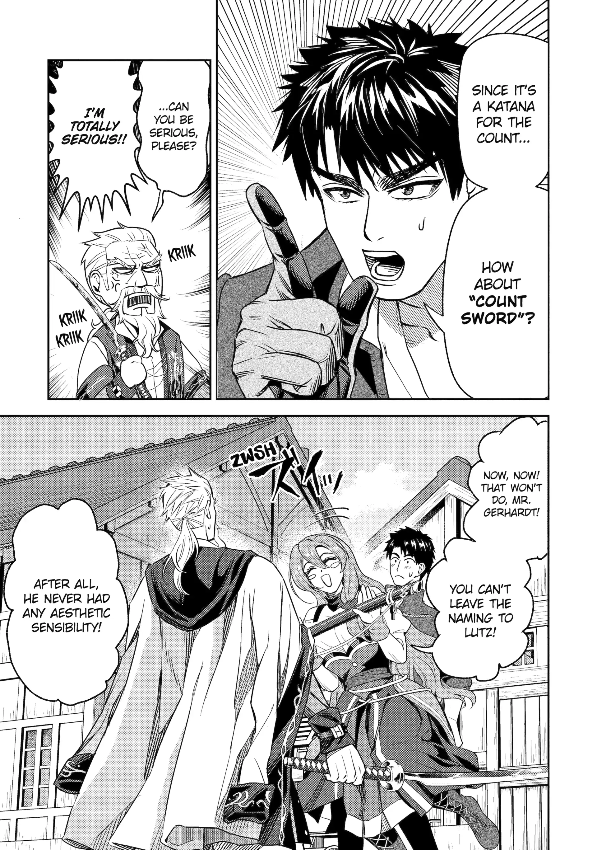 Isekai Toushou no Maken Seisaku Gurashi Chapter 5 - page 47