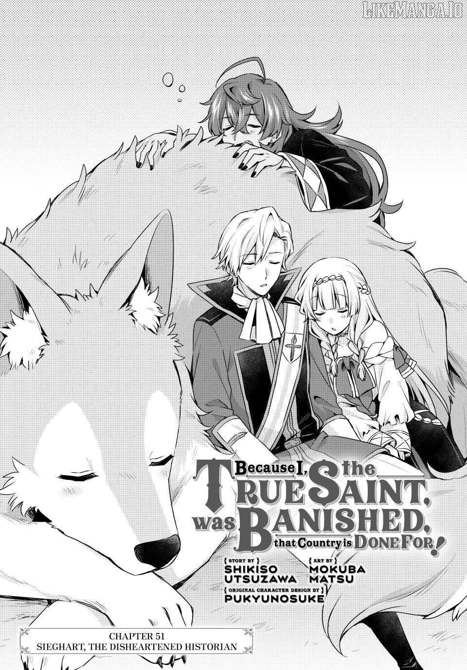 Because I, the True Saint, was Banished, that Country is Done For! [Official] Chapter 51 - page 1