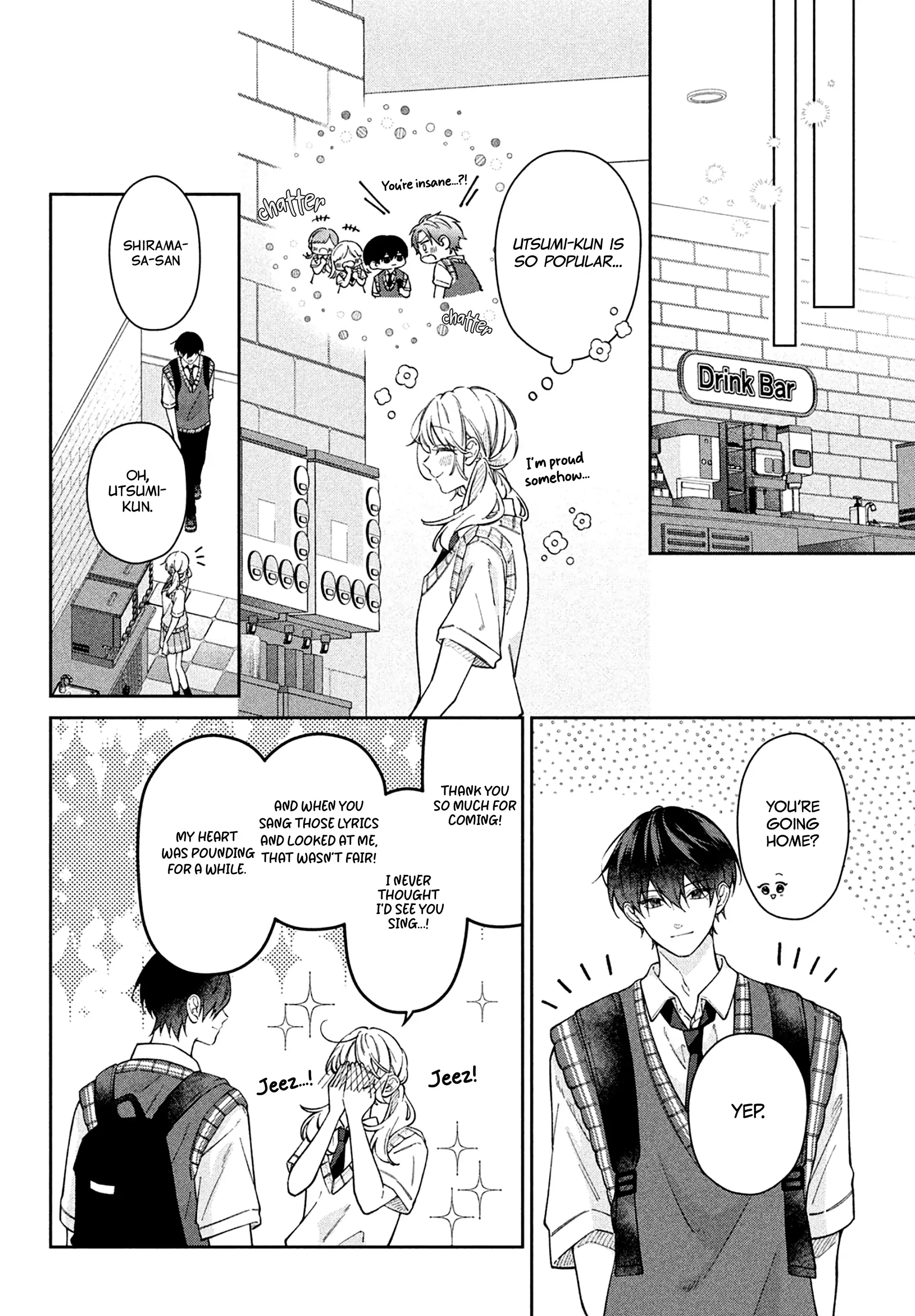 Utsumi-kun no Koi no Uta Chapter 16 - page 15