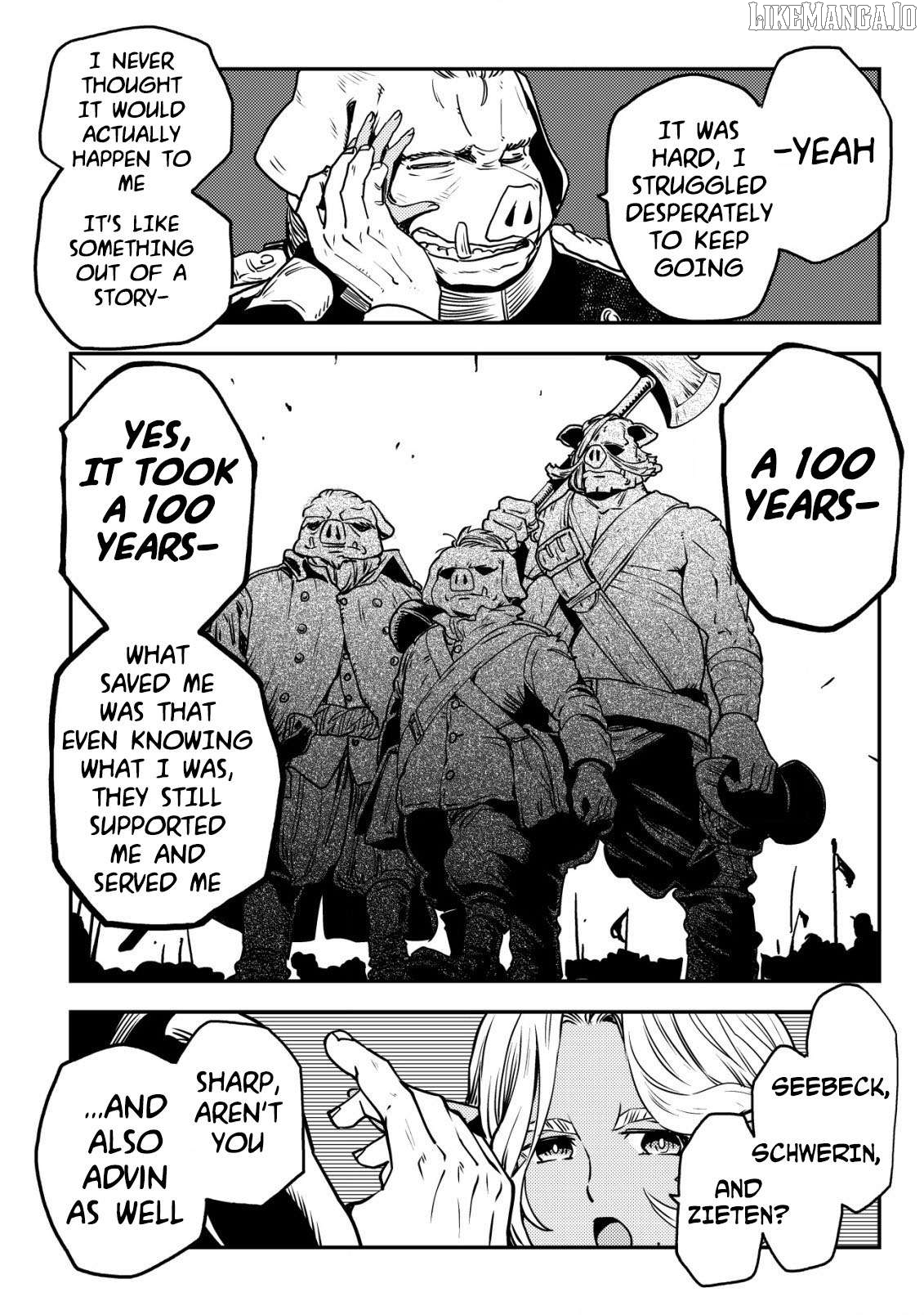 Orcsen Oukokushi – Yaban na Ooku no Kuni wa, Ikanishite Heiwa na Elf no Kuni wo Yakiharau ni Itatta ka Chapter 6 - page 48