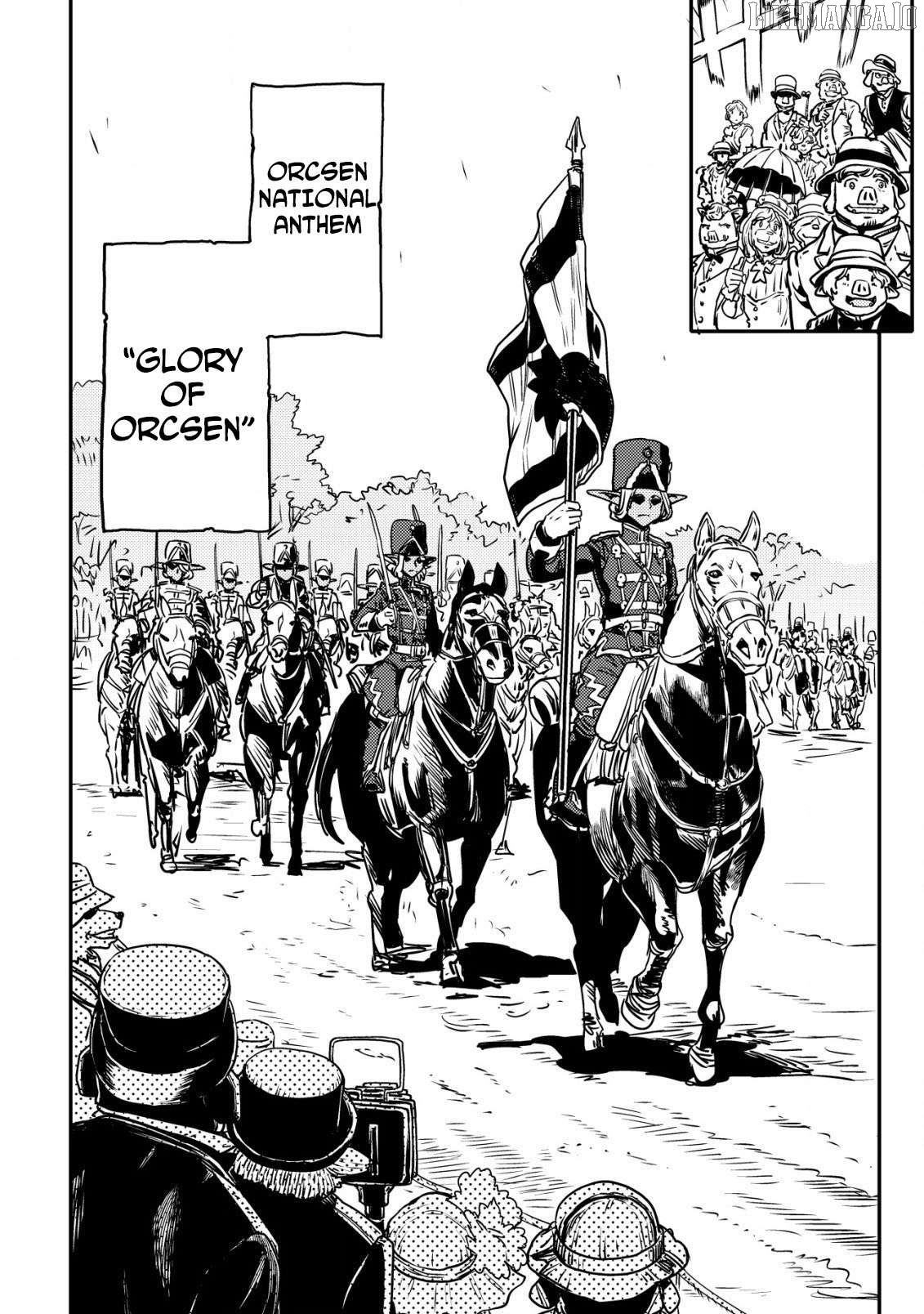Orcsen Oukokushi – Yaban na Ooku no Kuni wa, Ikanishite Heiwa na Elf no Kuni wo Yakiharau ni Itatta ka Chapter 6 - page 9
