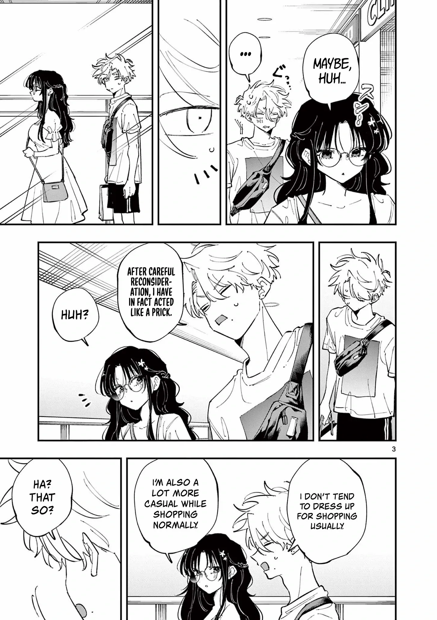 The Person Sitting Next to Me Looking at Me with Perverted Eyes Chapter 65 - page 3