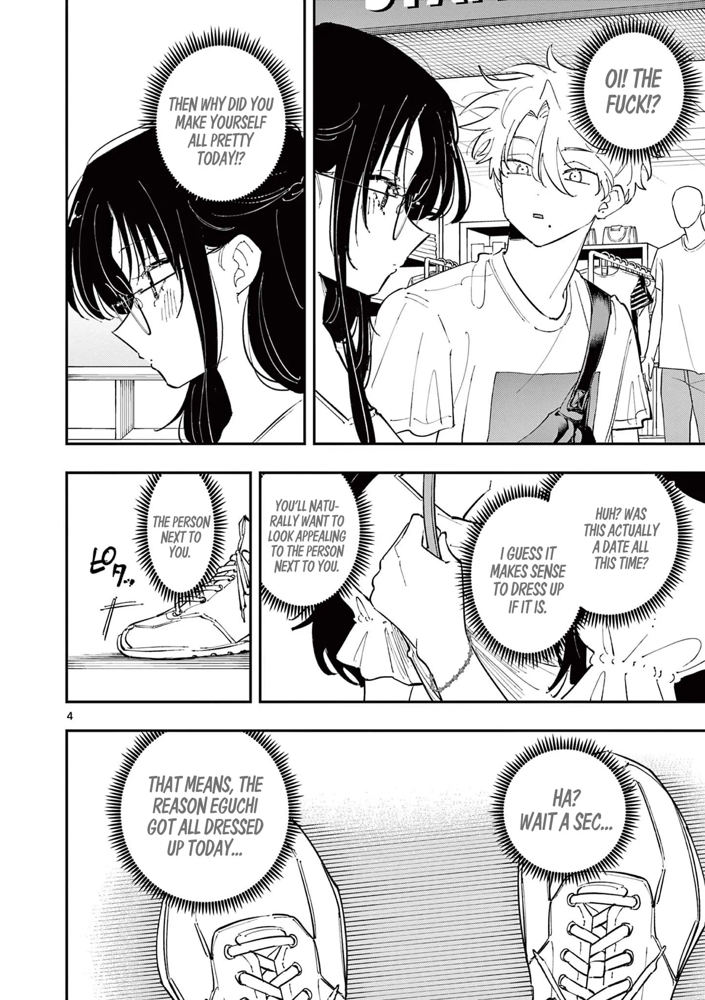 The Person Sitting Next to Me Looking at Me with Perverted Eyes Chapter 65 - page 4