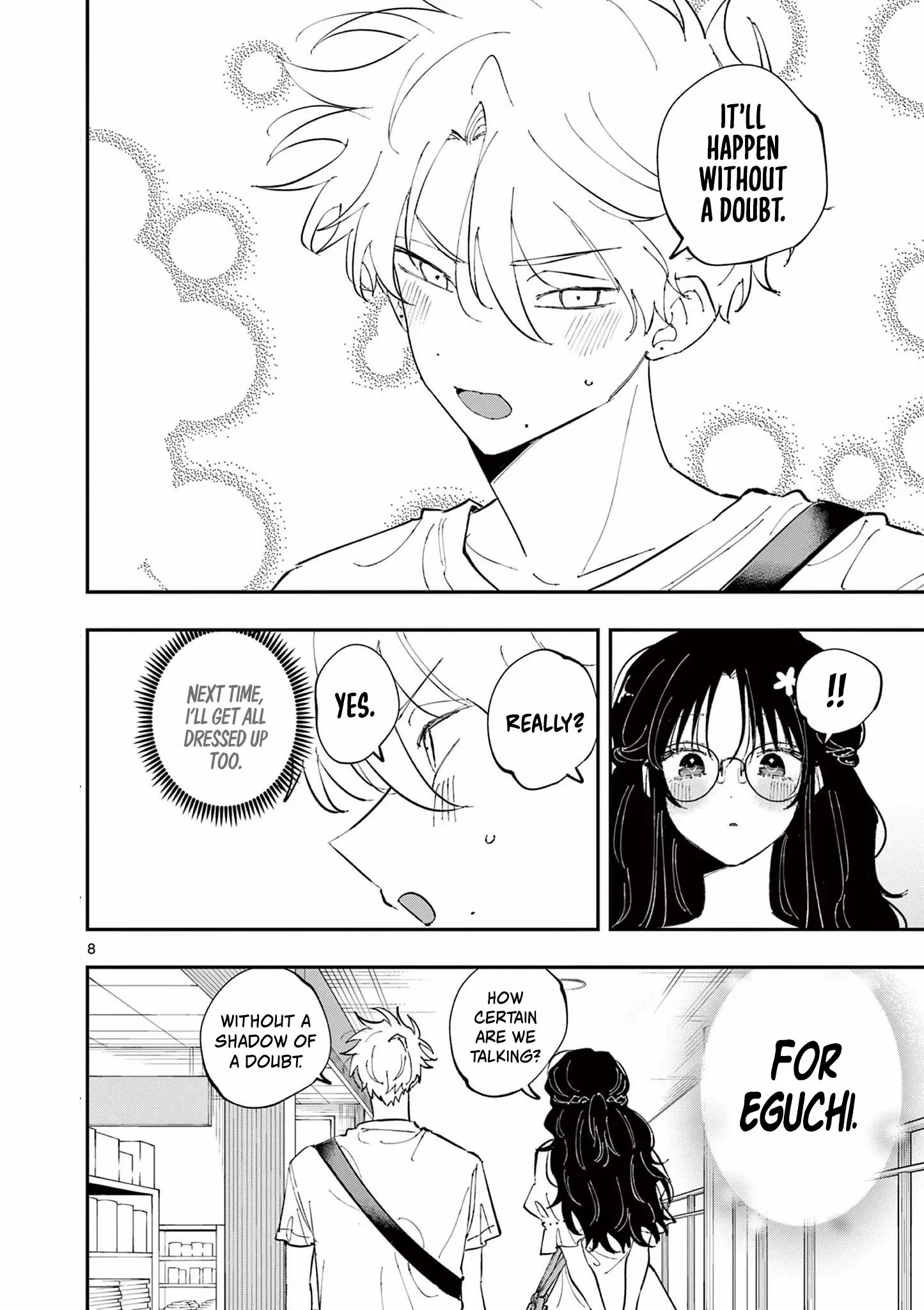 The Person Sitting Next to Me Looking at Me with Perverted Eyes Chapter 65 - page 8