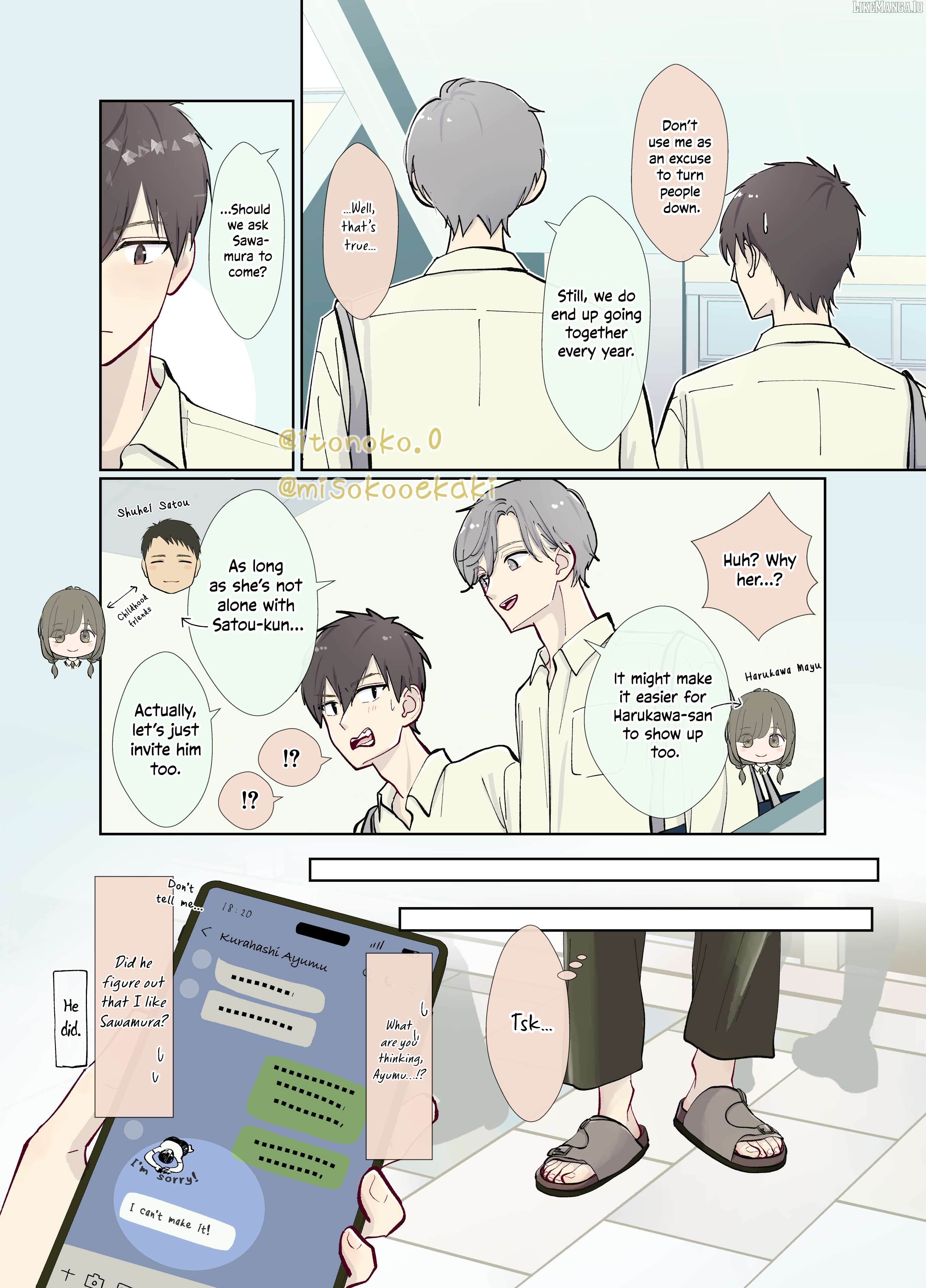 3-Gumi no Osananajimi Chapter 15 - page 2