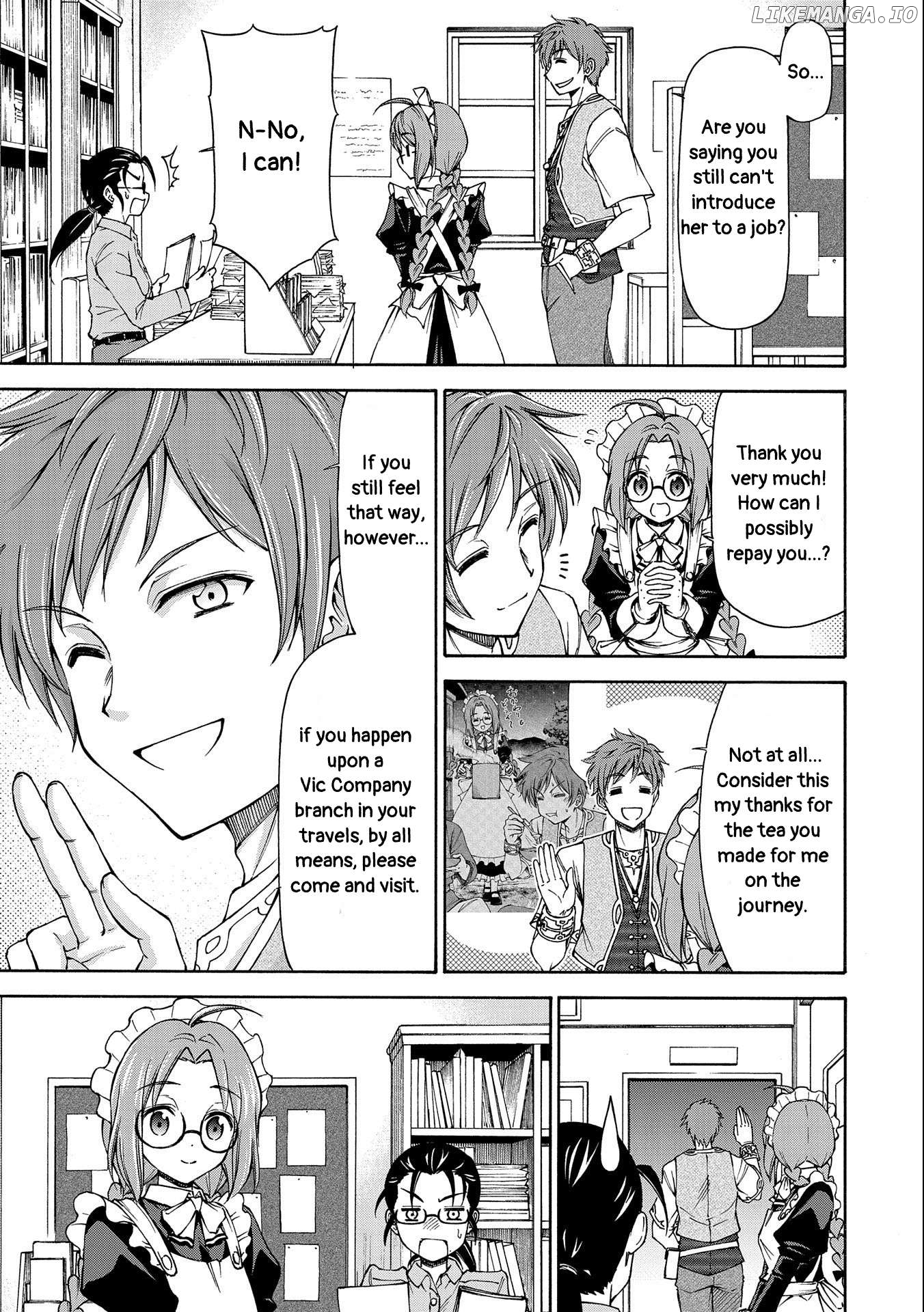 Maid nara Touzen desu. ~Nureginu wo Kiserareta Bannou Maid-san wa Tabi ni Deru Koto ni shimashita.~ Chapter 3 - page 23