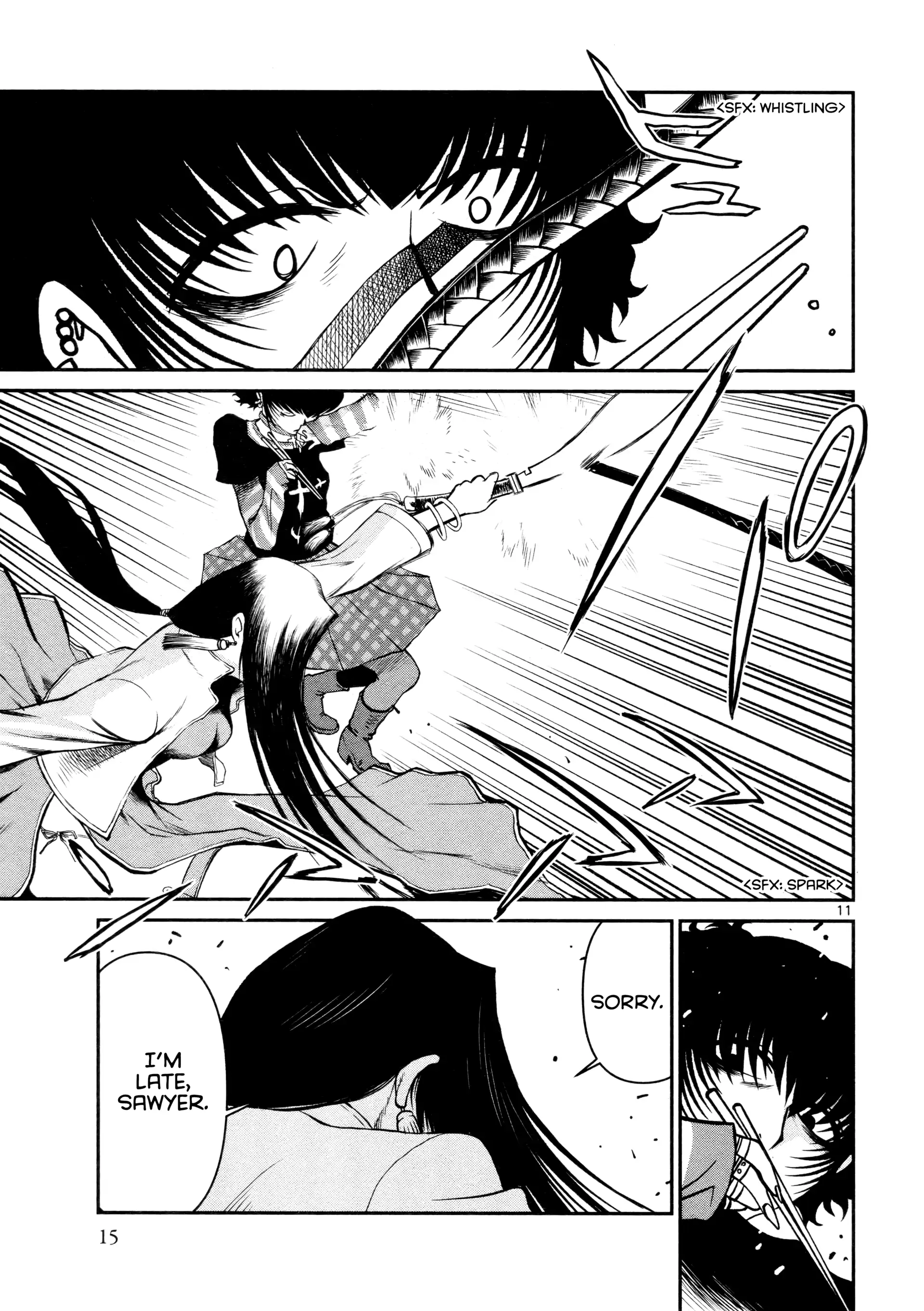 Black Lagoon: Sawyer the Cleaner - Dismemberment! Gore Gore Girl Chapter 29 - page 17