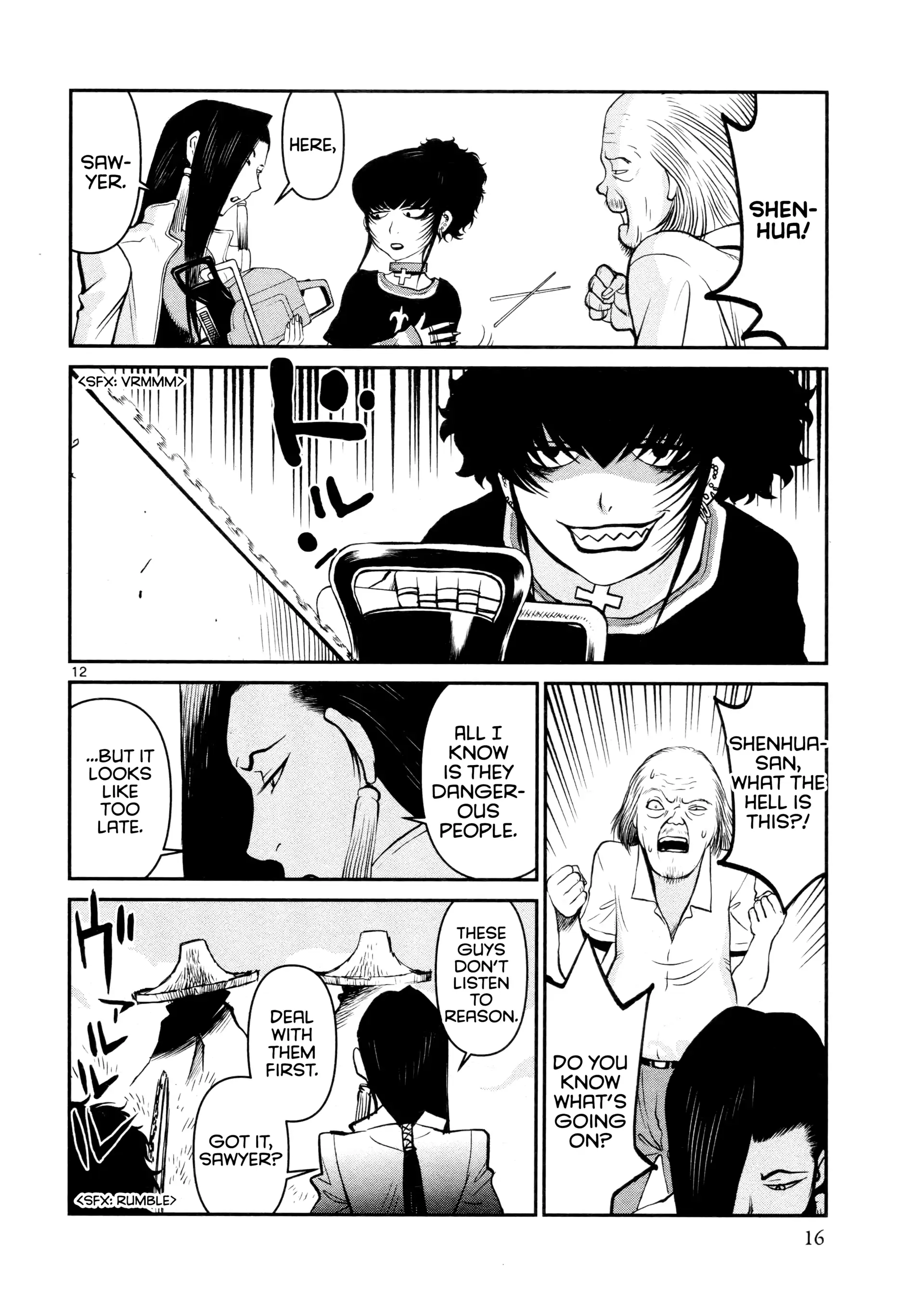 Black Lagoon: Sawyer the Cleaner - Dismemberment! Gore Gore Girl Chapter 29 - page 18