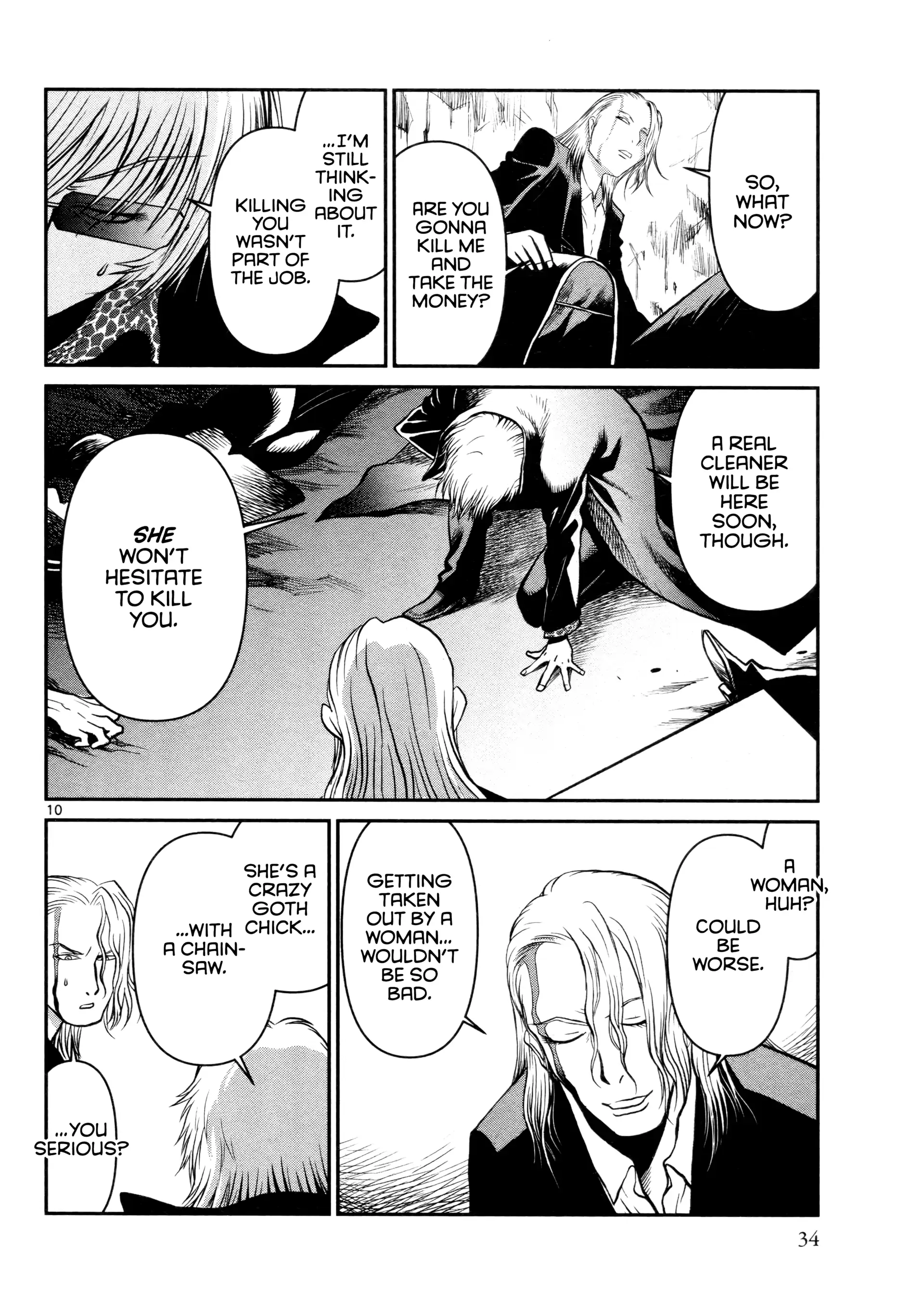 Black Lagoon: Sawyer the Cleaner - Dismemberment! Gore Gore Girl Chapter 30 - page 10