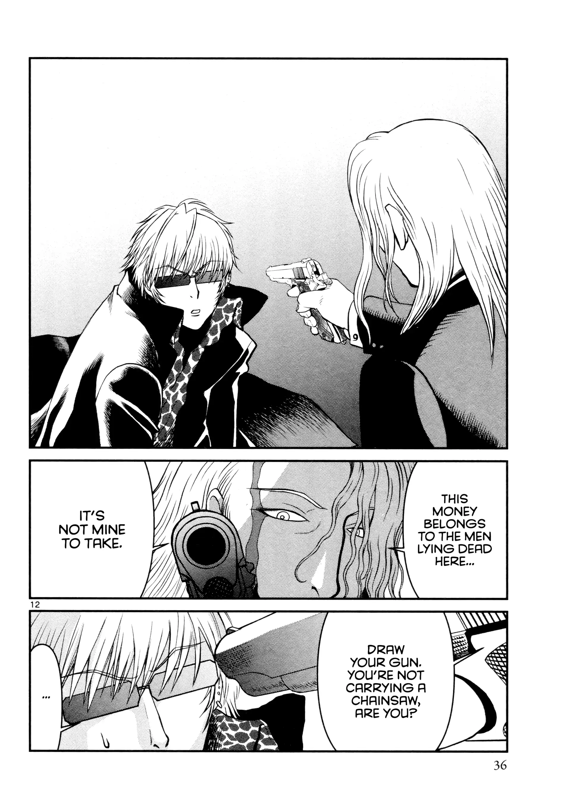Black Lagoon: Sawyer the Cleaner - Dismemberment! Gore Gore Girl Chapter 30 - page 12