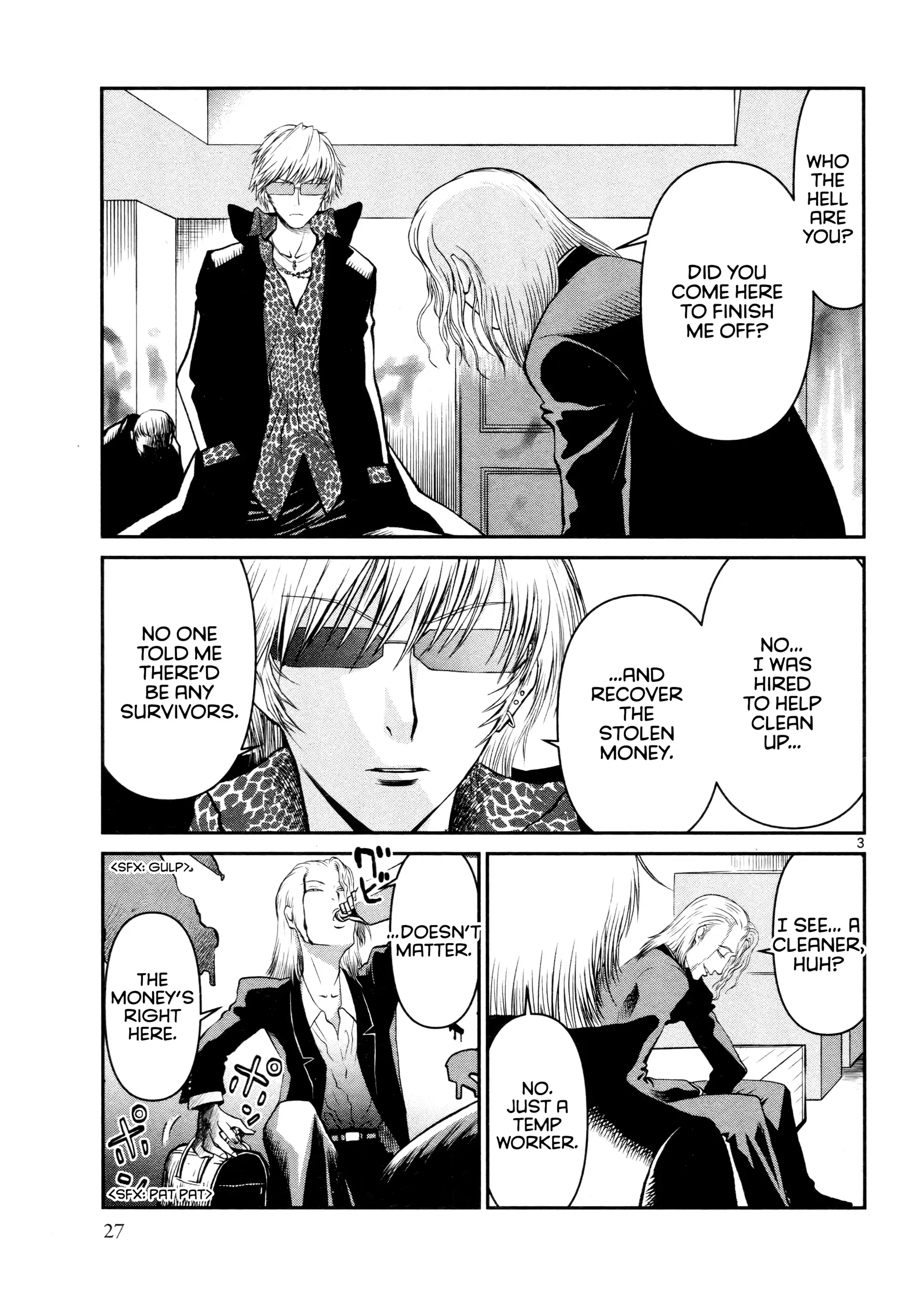 Black Lagoon: Sawyer the Cleaner - Dismemberment! Gore Gore Girl Chapter 30 - page 3