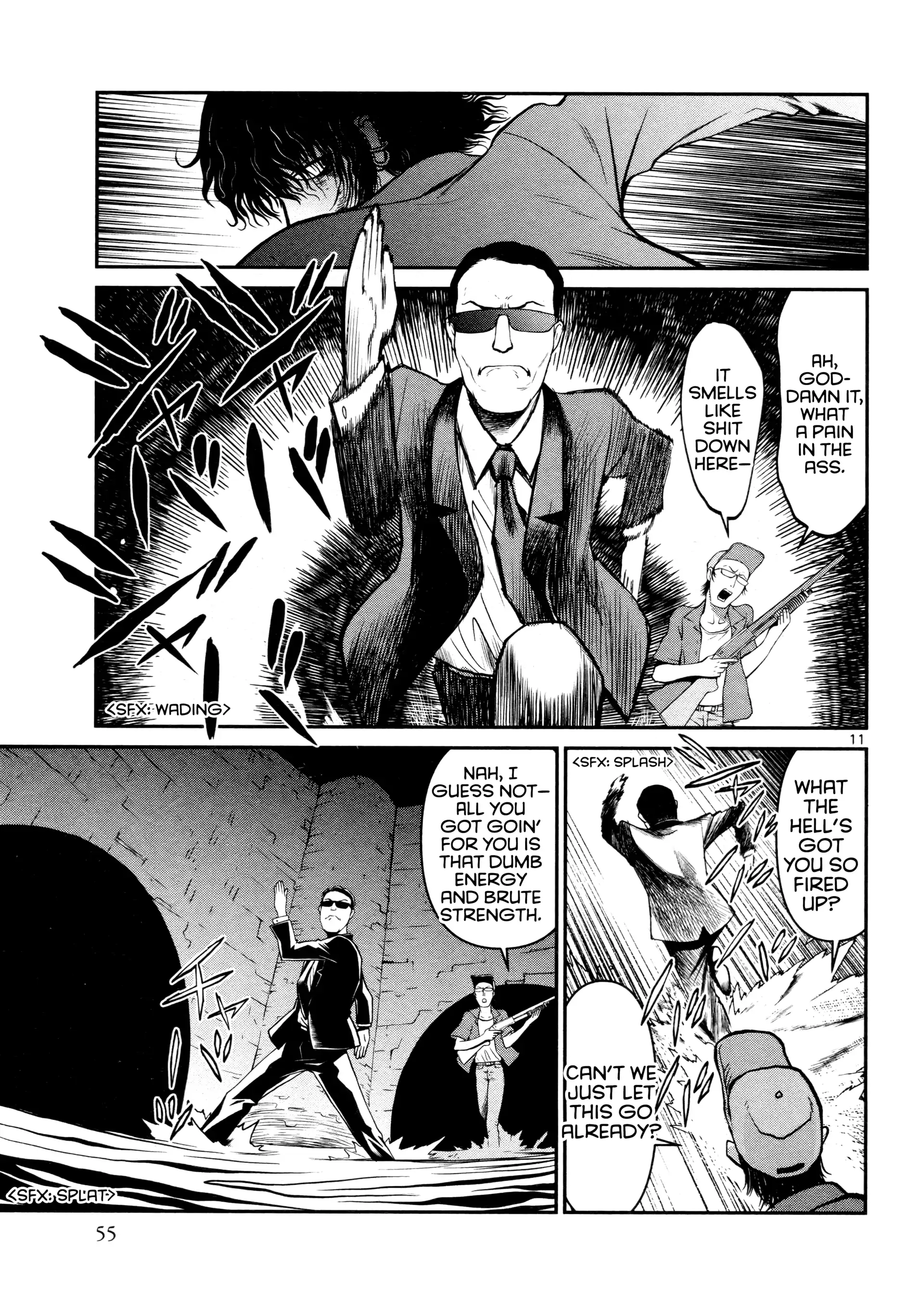 Black Lagoon: Sawyer the Cleaner - Dismemberment! Gore Gore Girl Chapter 31 - page 11