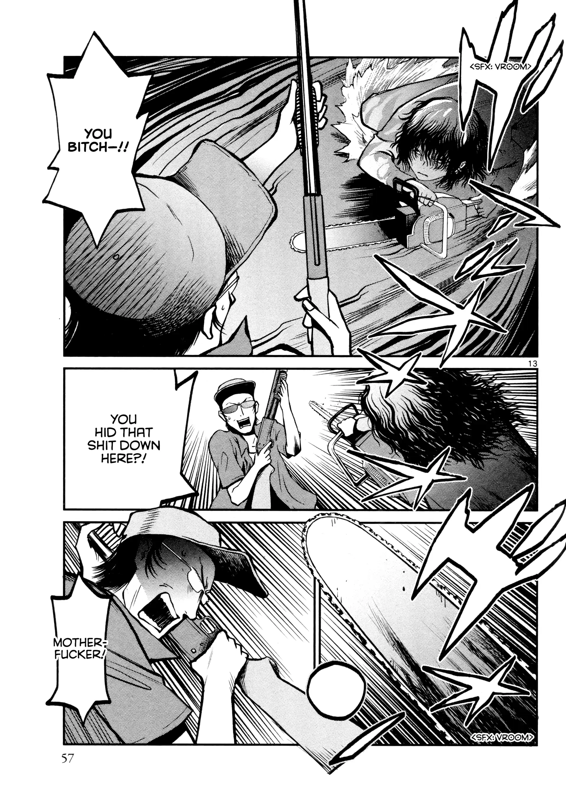 Black Lagoon: Sawyer the Cleaner - Dismemberment! Gore Gore Girl Chapter 31 - page 13