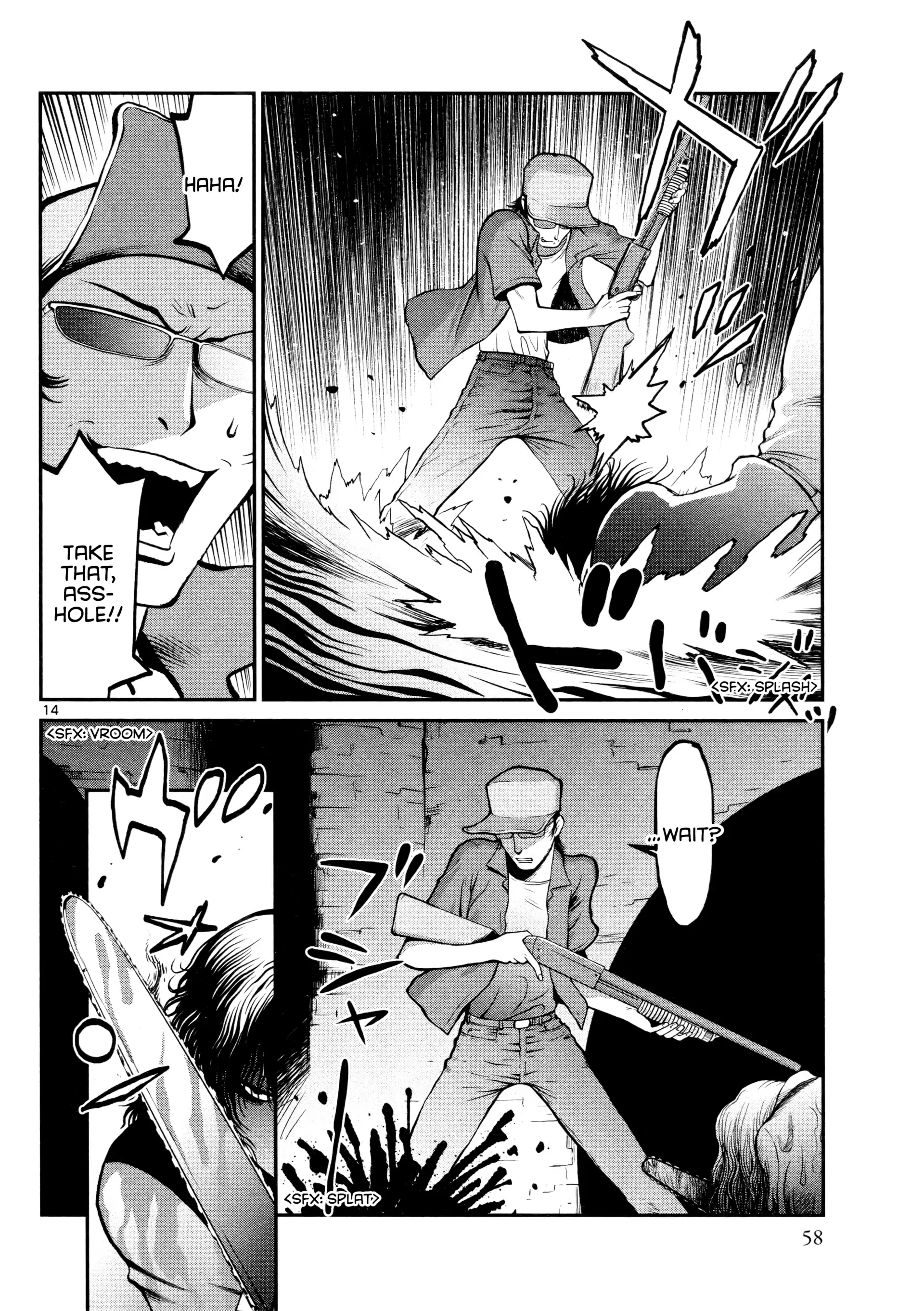 Black Lagoon: Sawyer the Cleaner - Dismemberment! Gore Gore Girl Chapter 31 - page 14