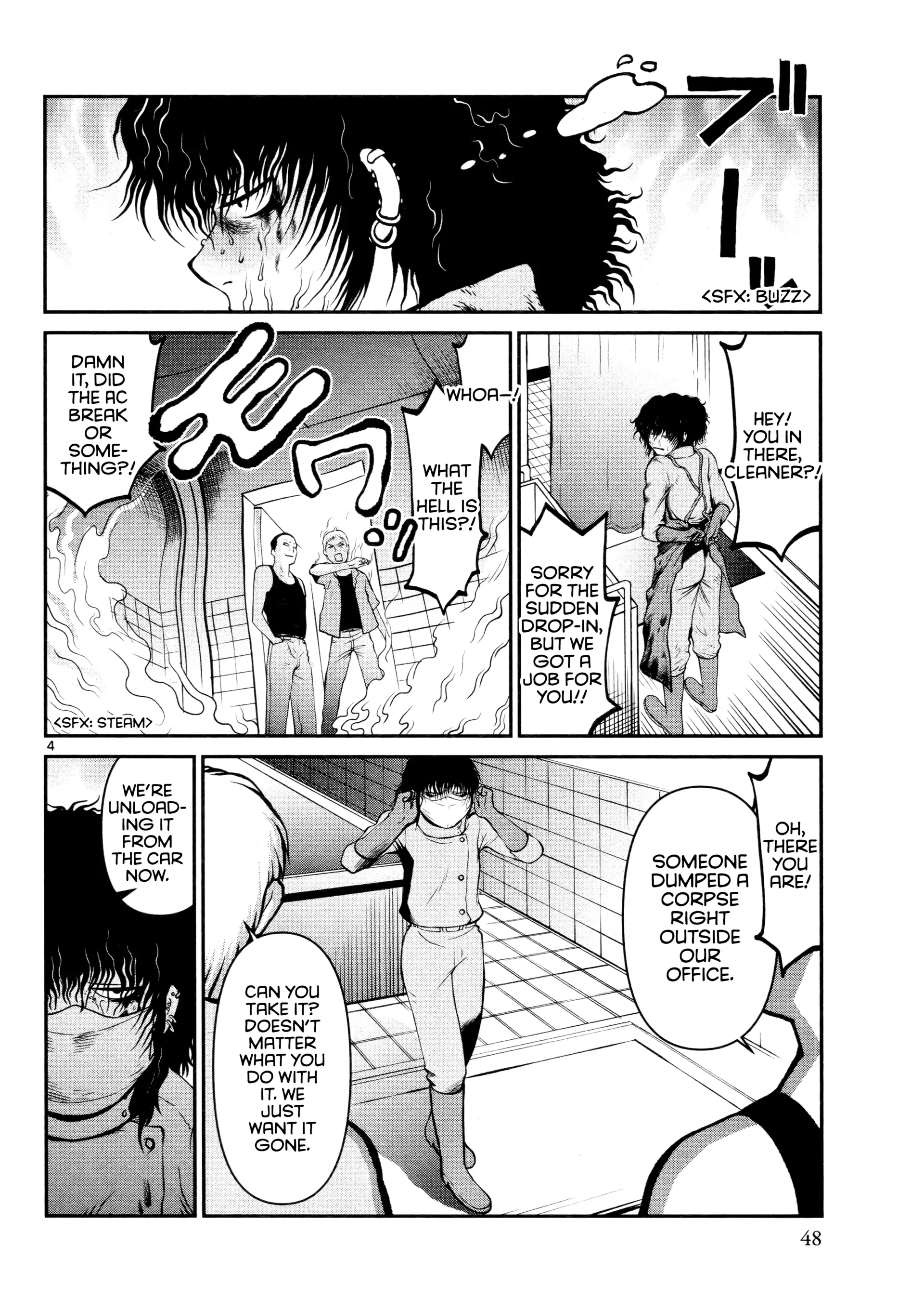 Black Lagoon: Sawyer the Cleaner - Dismemberment! Gore Gore Girl Chapter 31 - page 4
