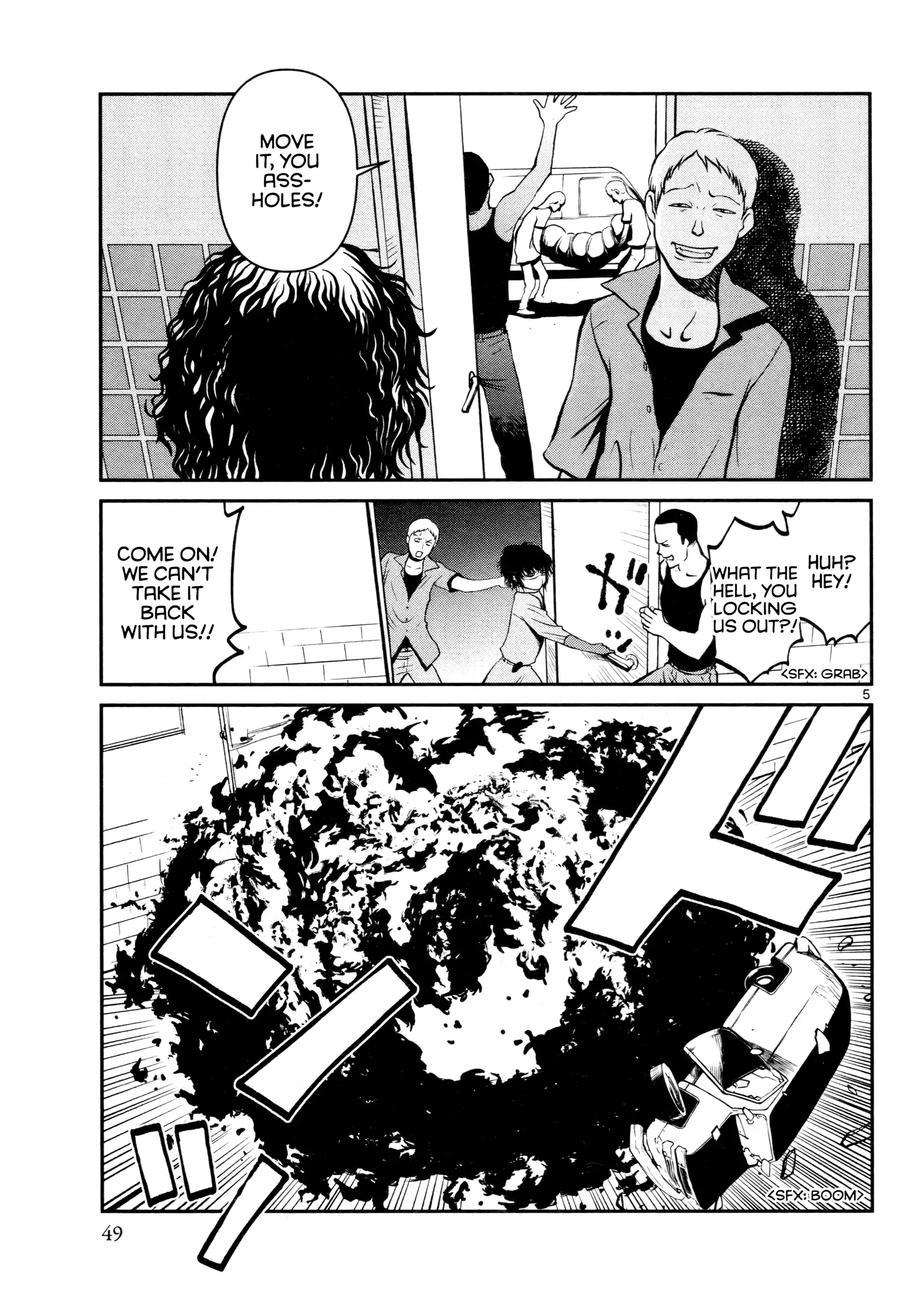 Black Lagoon: Sawyer the Cleaner - Dismemberment! Gore Gore Girl Chapter 31 - page 5