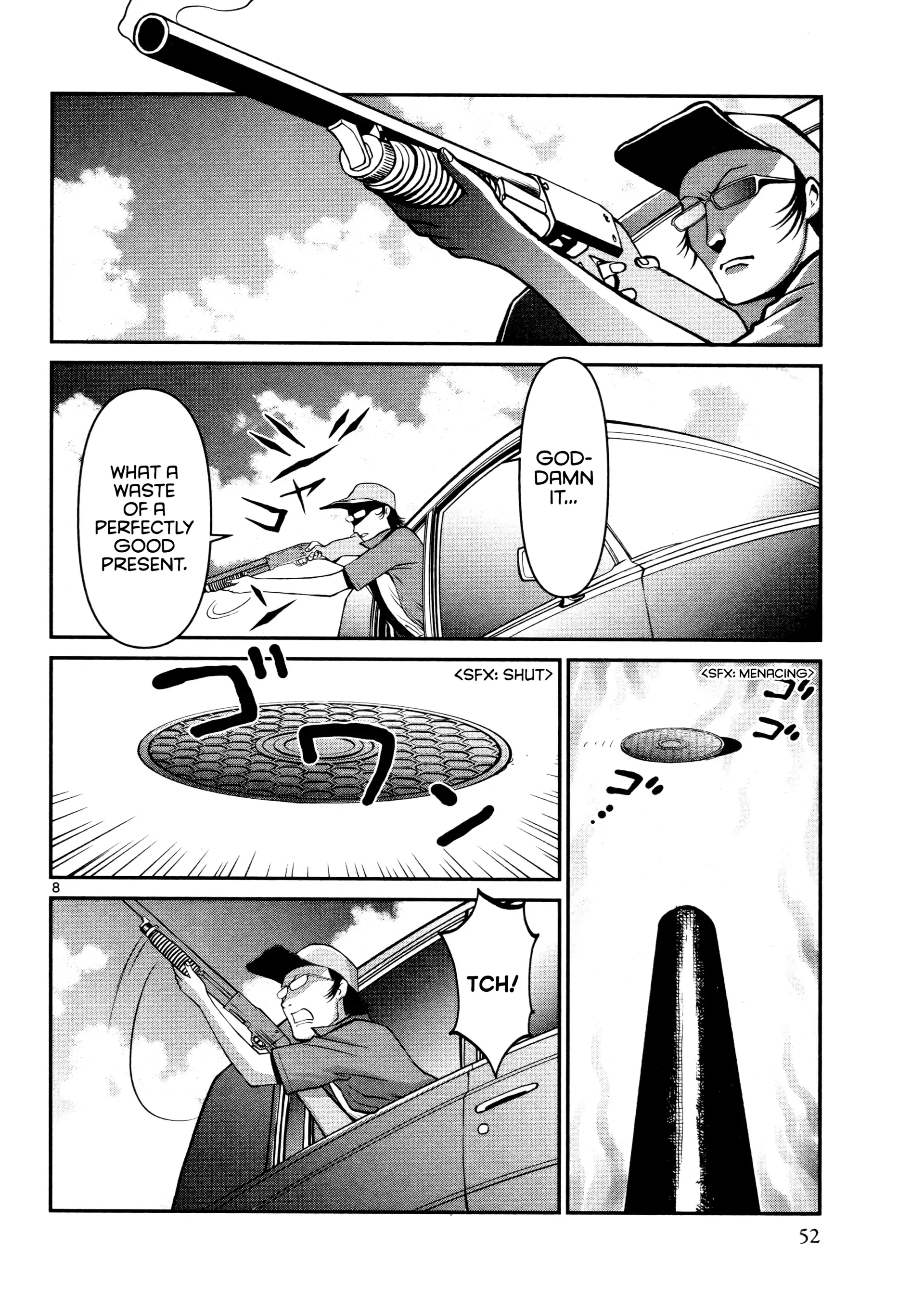 Black Lagoon: Sawyer the Cleaner - Dismemberment! Gore Gore Girl Chapter 31 - page 8