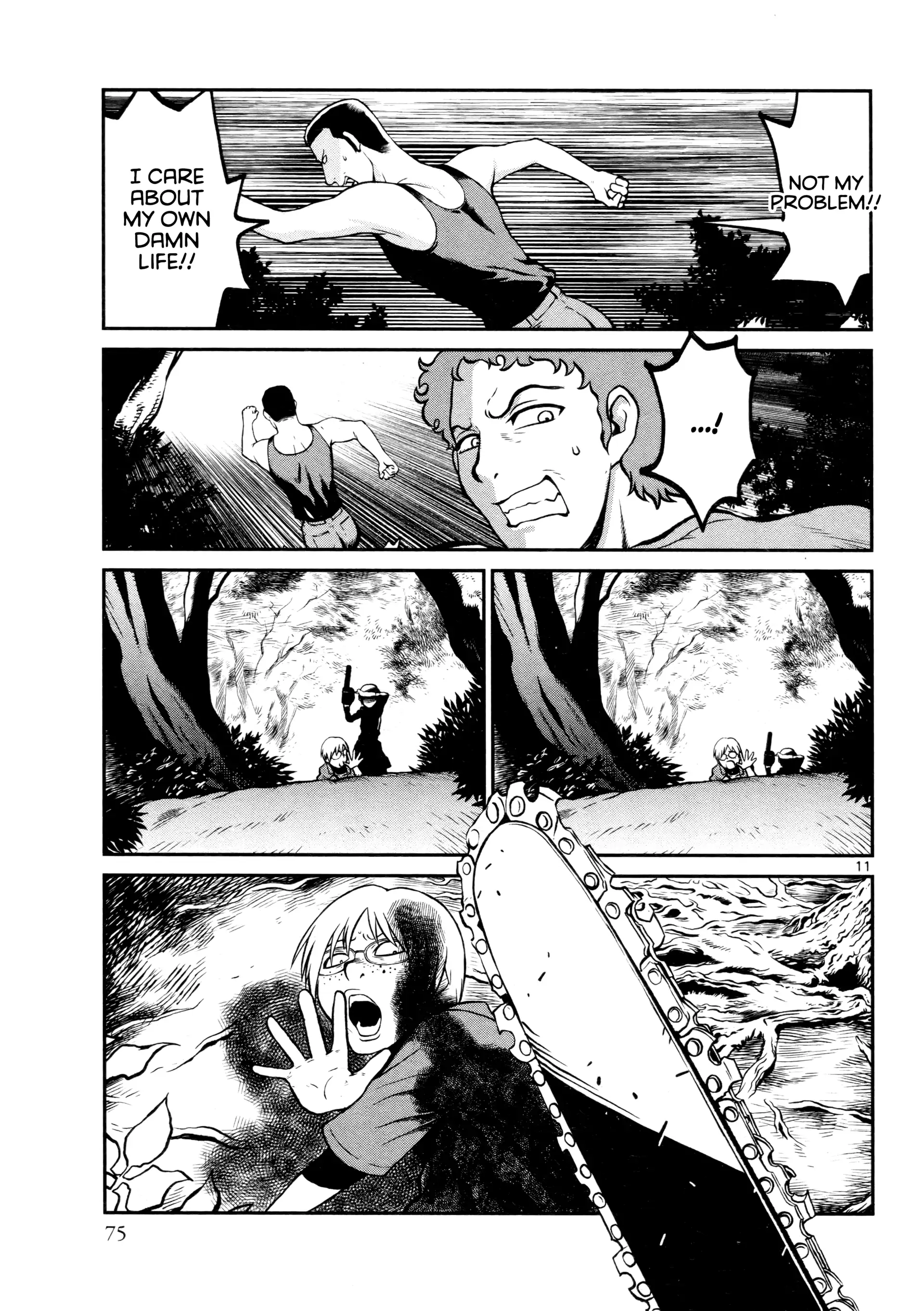 Black Lagoon: Sawyer the Cleaner - Dismemberment! Gore Gore Girl Chapter 32 - page 11