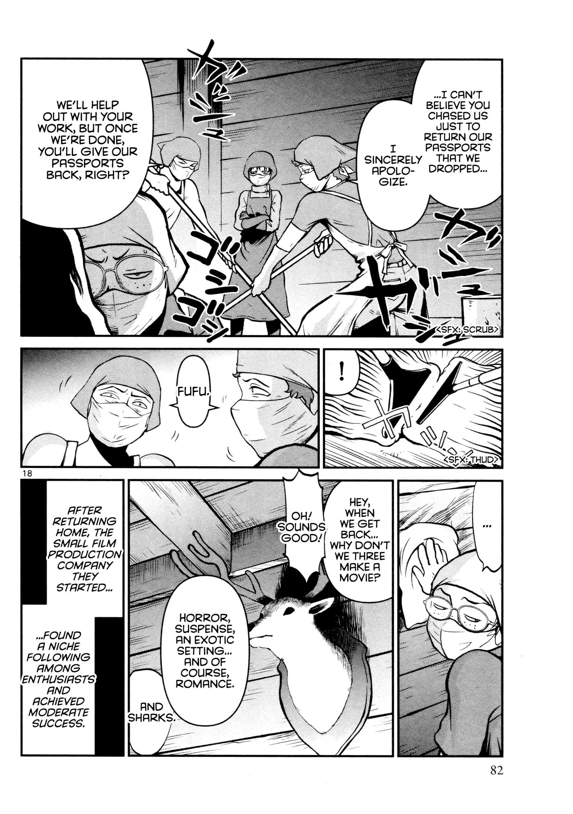 Black Lagoon: Sawyer the Cleaner - Dismemberment! Gore Gore Girl Chapter 32 - page 18