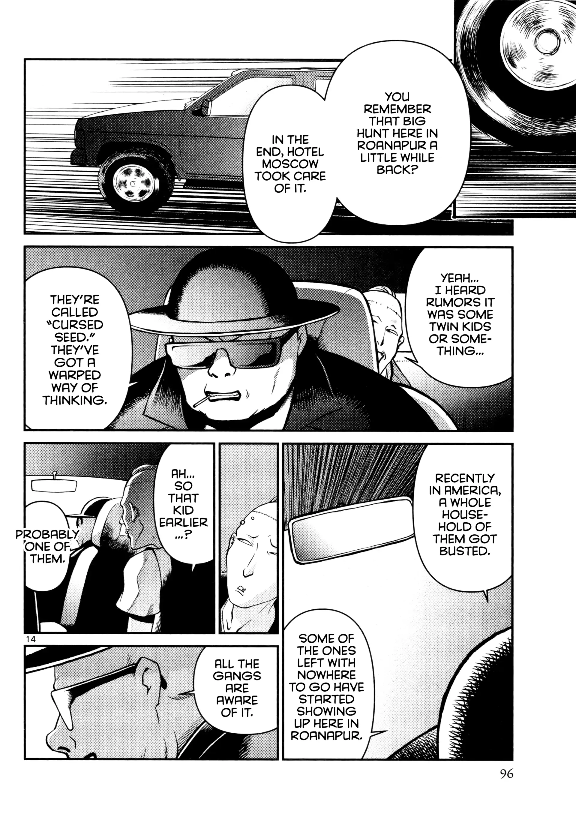 Black Lagoon: Sawyer the Cleaner - Dismemberment! Gore Gore Girl Chapter 33 - page 14