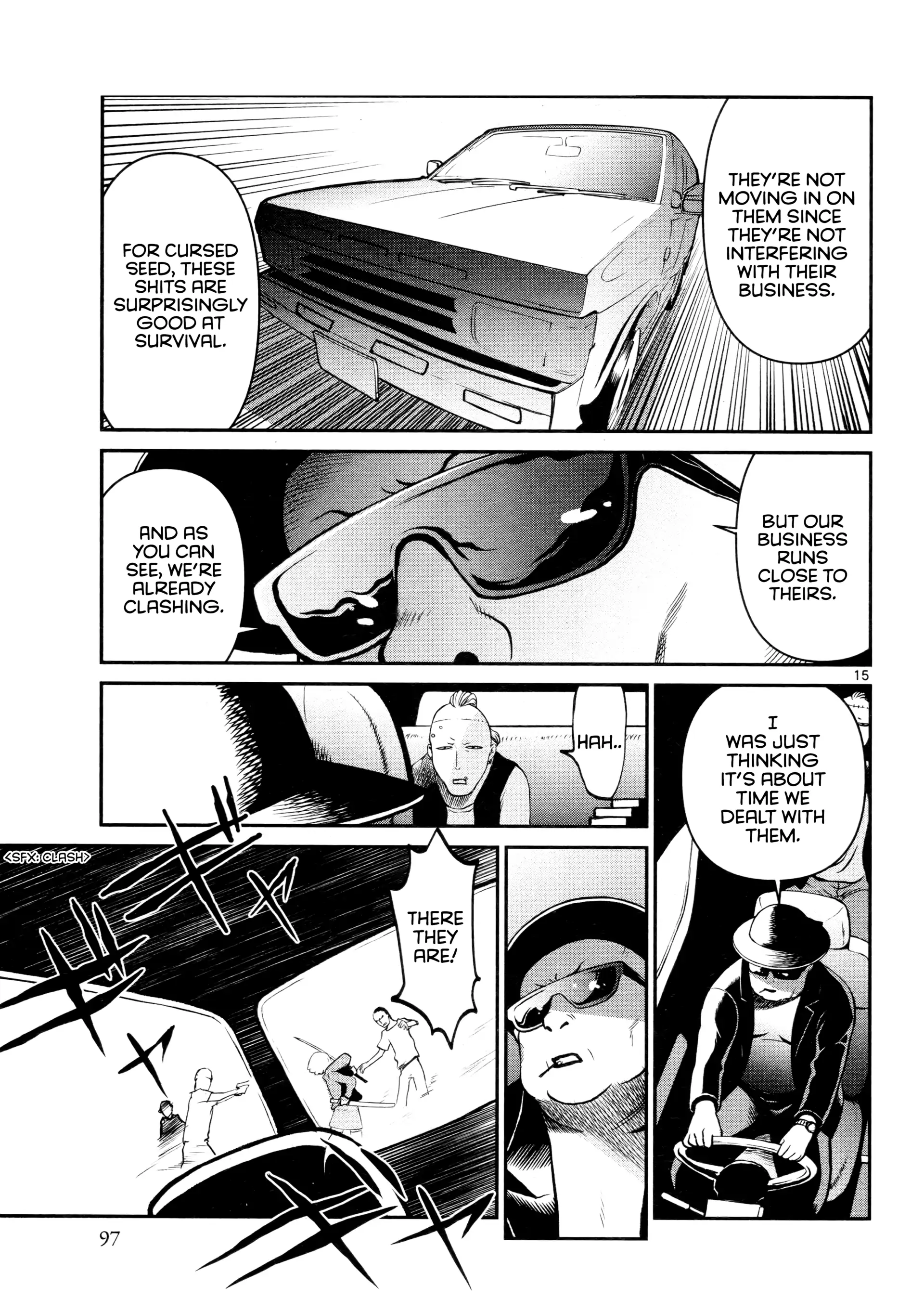 Black Lagoon: Sawyer the Cleaner - Dismemberment! Gore Gore Girl Chapter 33 - page 15