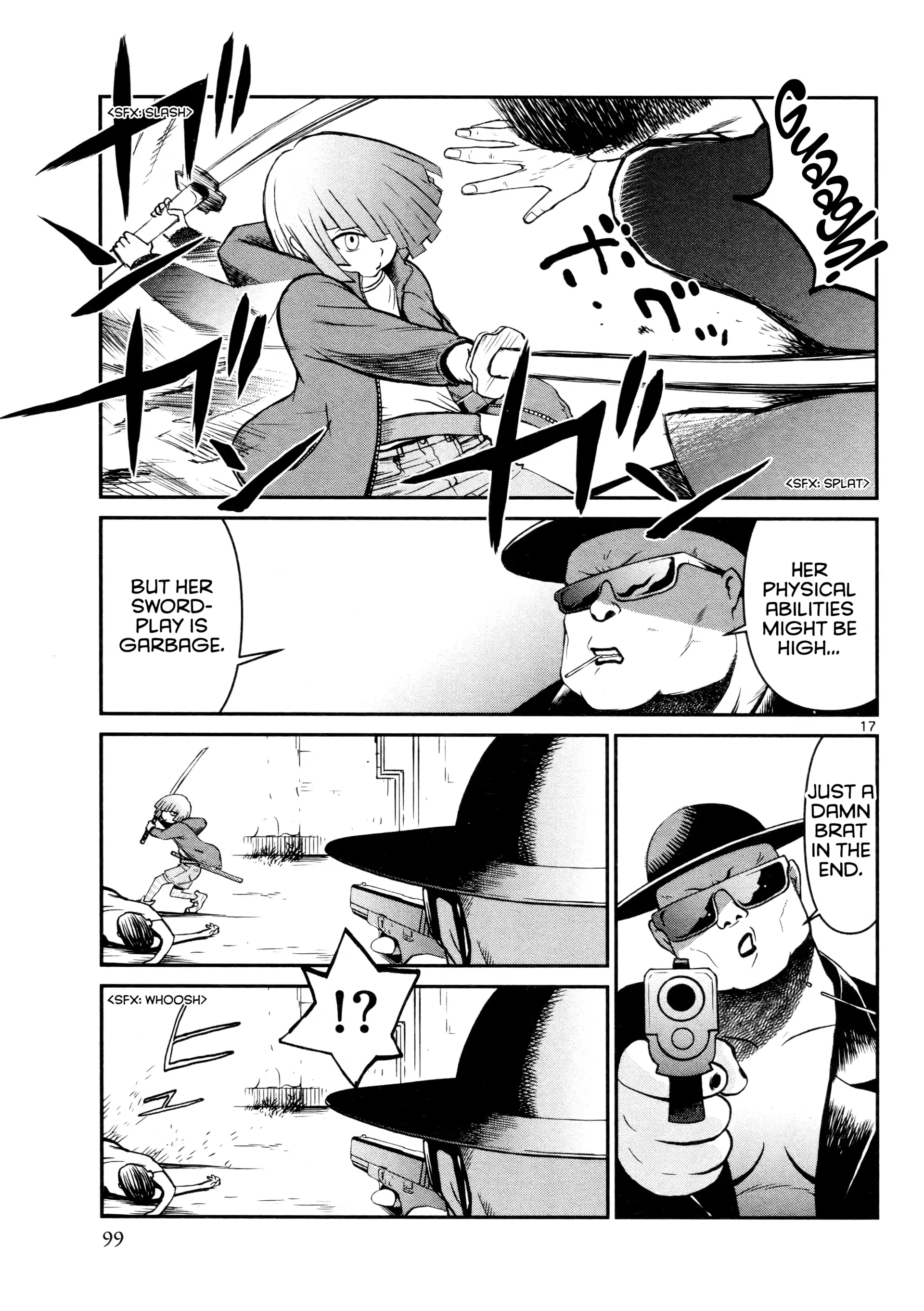 Black Lagoon: Sawyer the Cleaner - Dismemberment! Gore Gore Girl Chapter 33 - page 17