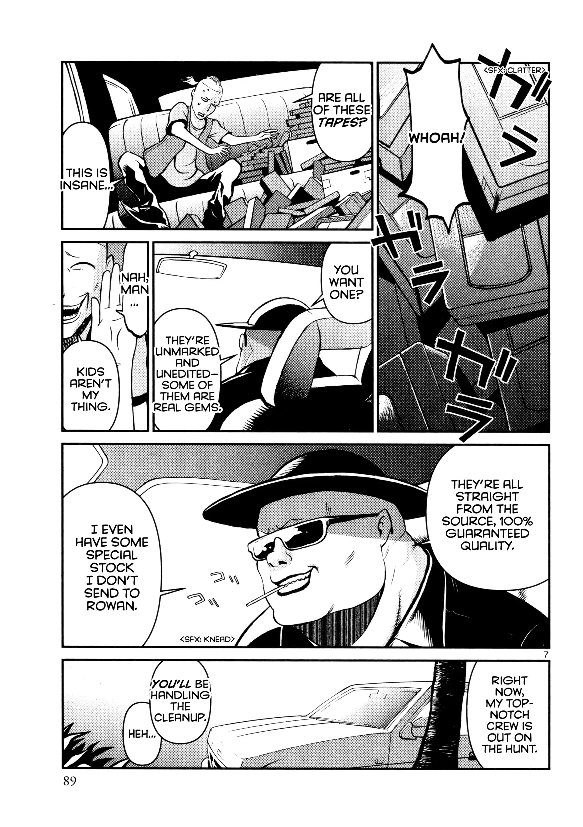 Black Lagoon: Sawyer the Cleaner - Dismemberment! Gore Gore Girl Chapter 33 - page 7