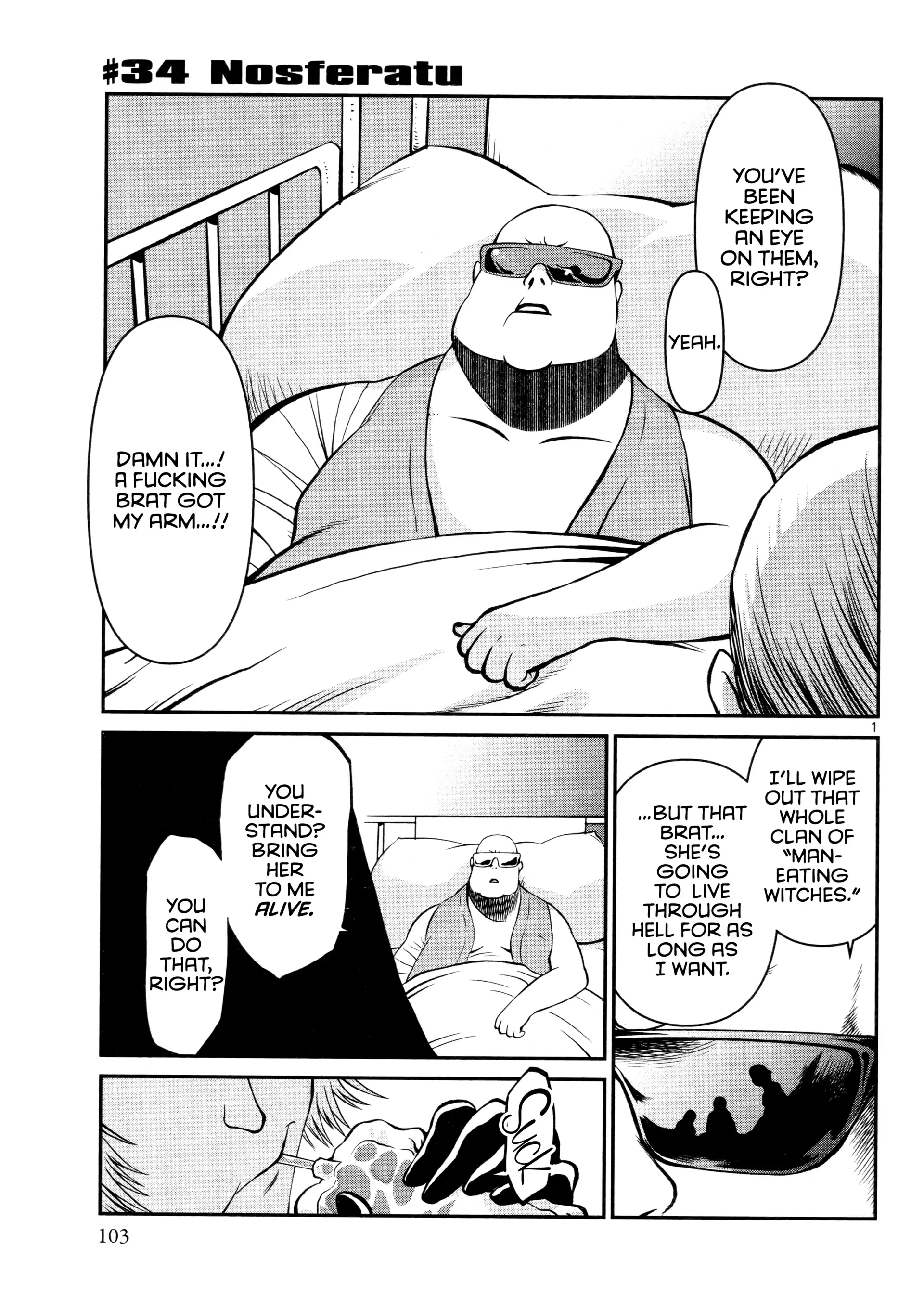 Black Lagoon: Sawyer the Cleaner - Dismemberment! Gore Gore Girl Chapter 34 - page 1