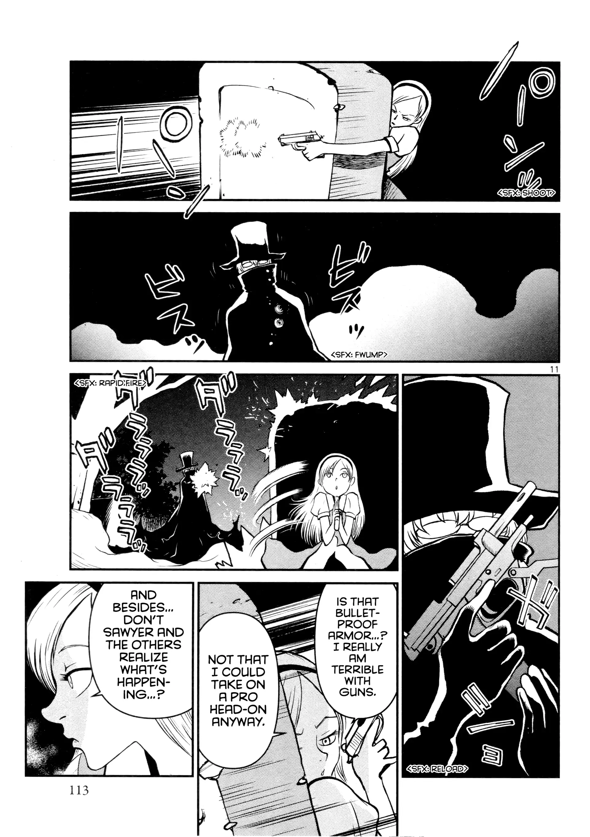 Black Lagoon: Sawyer the Cleaner - Dismemberment! Gore Gore Girl Chapter 34 - page 11