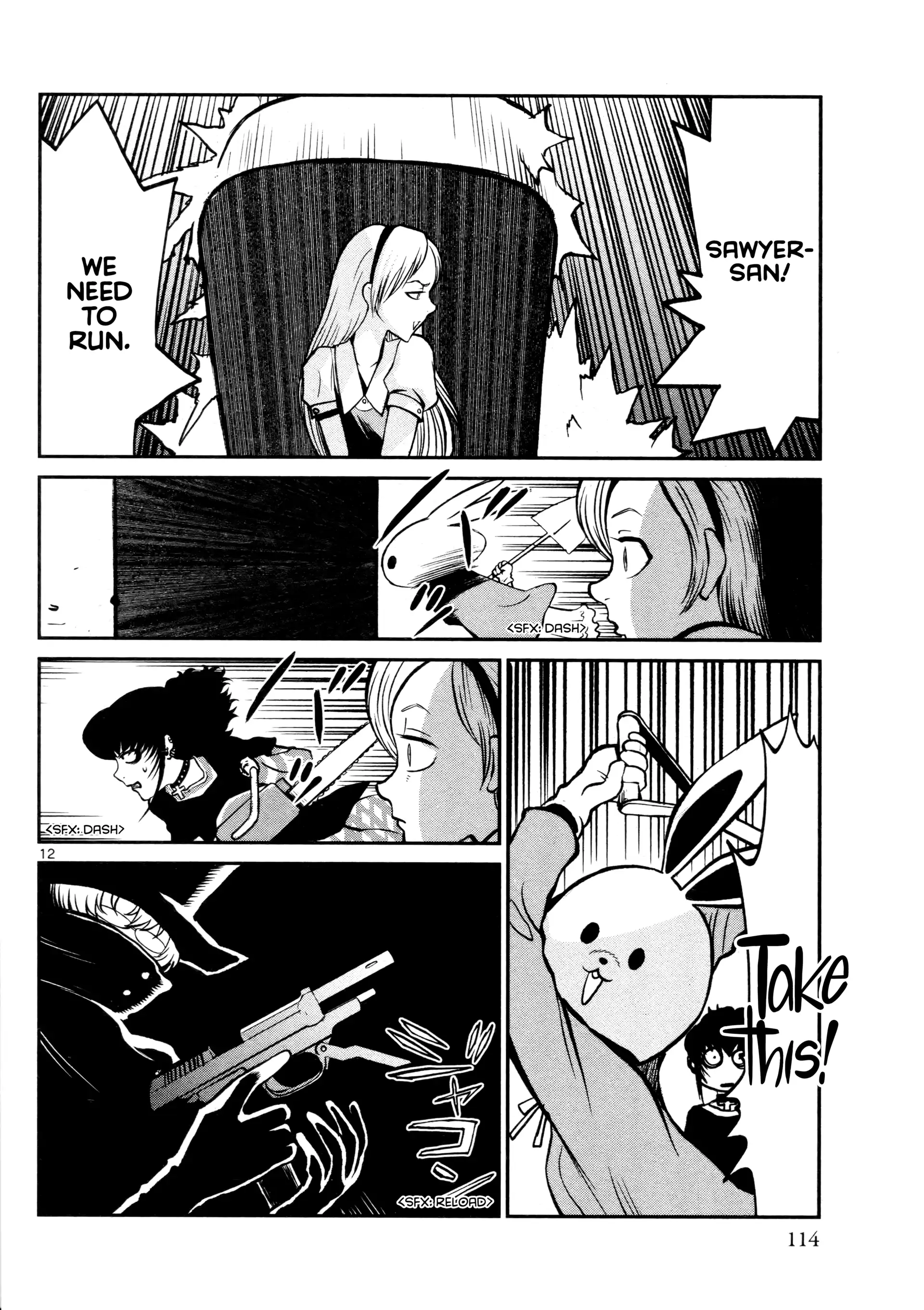 Black Lagoon: Sawyer the Cleaner - Dismemberment! Gore Gore Girl Chapter 34 - page 12