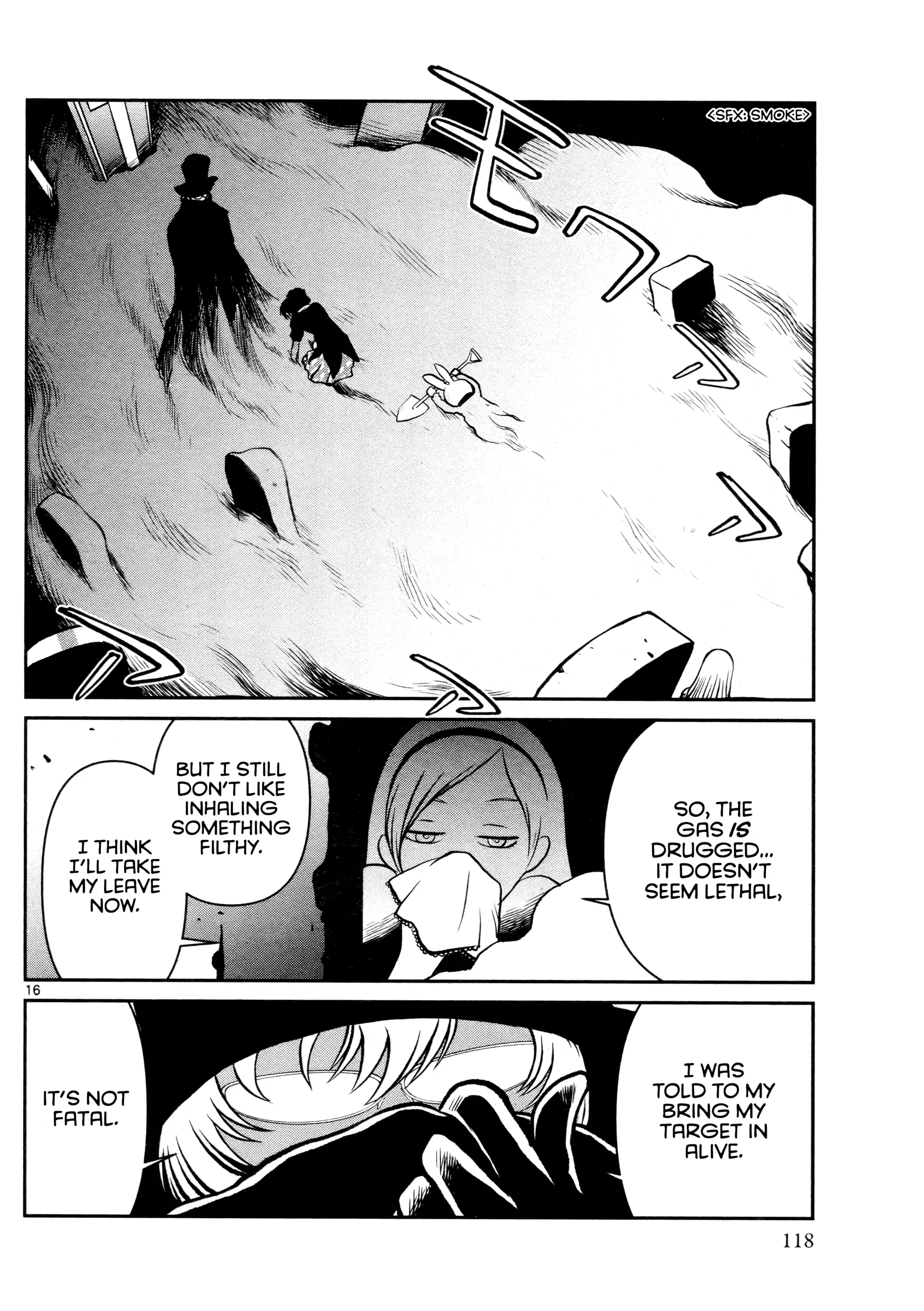 Black Lagoon: Sawyer the Cleaner - Dismemberment! Gore Gore Girl Chapter 34 - page 16