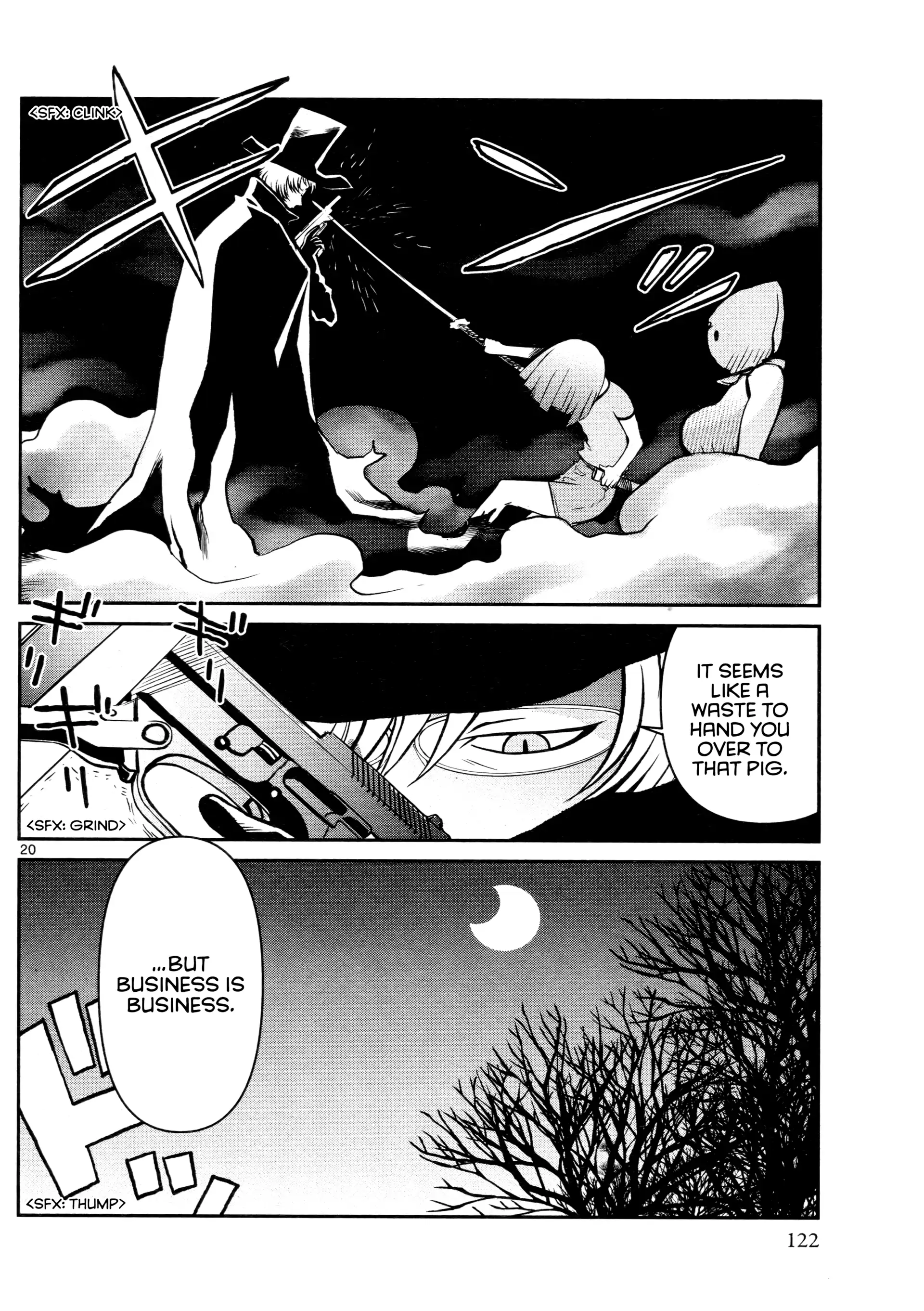 Black Lagoon: Sawyer the Cleaner - Dismemberment! Gore Gore Girl Chapter 34 - page 20