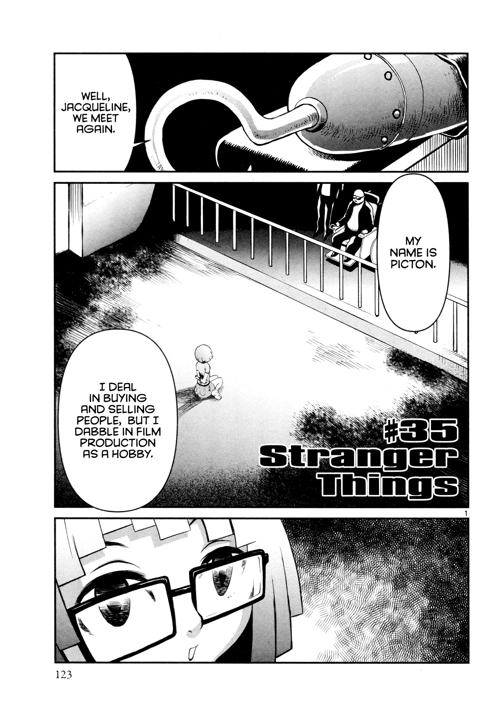 Black Lagoon: Sawyer the Cleaner - Dismemberment! Gore Gore Girl Chapter 35 - page 1