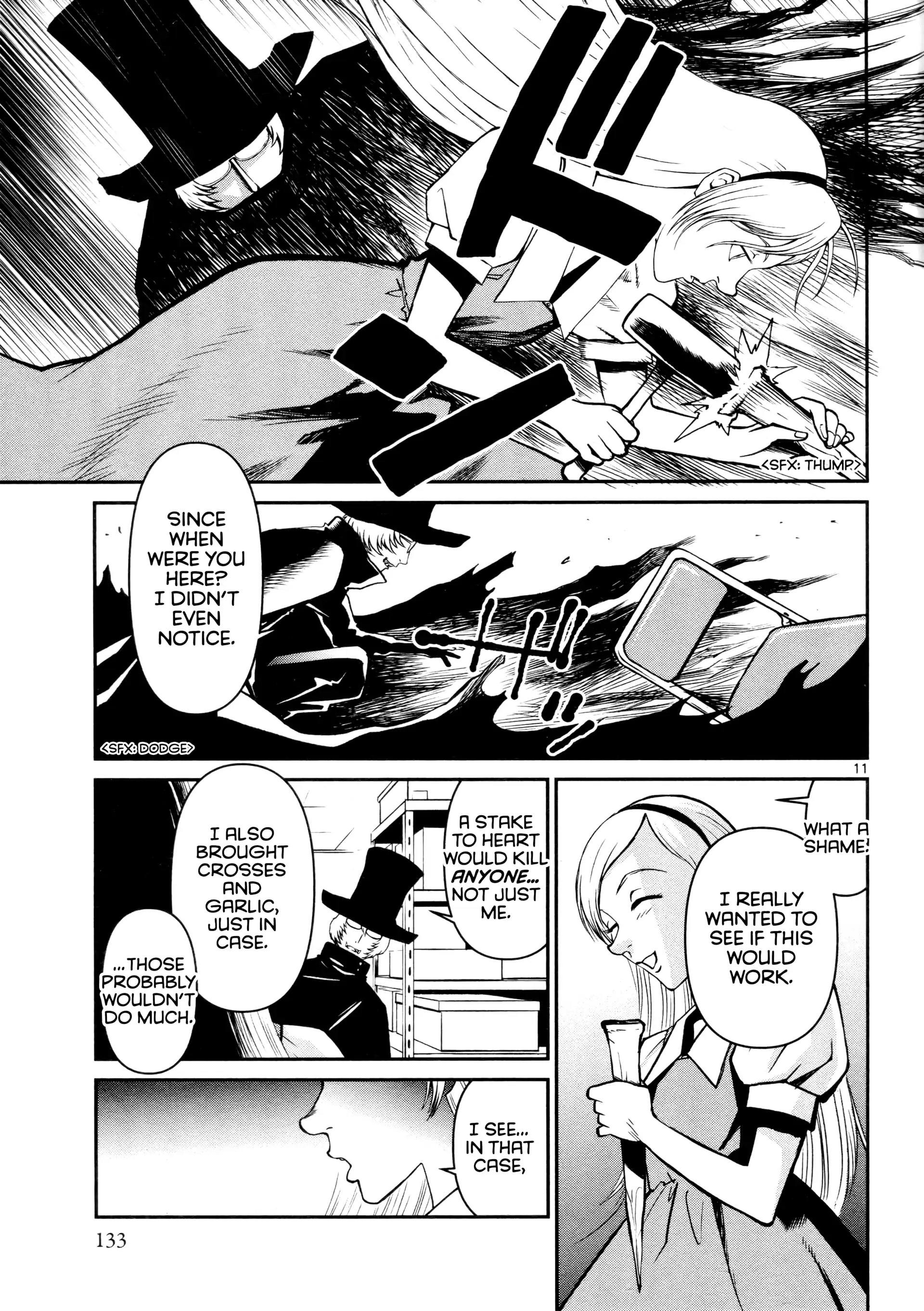 Black Lagoon: Sawyer the Cleaner - Dismemberment! Gore Gore Girl Chapter 35 - page 11