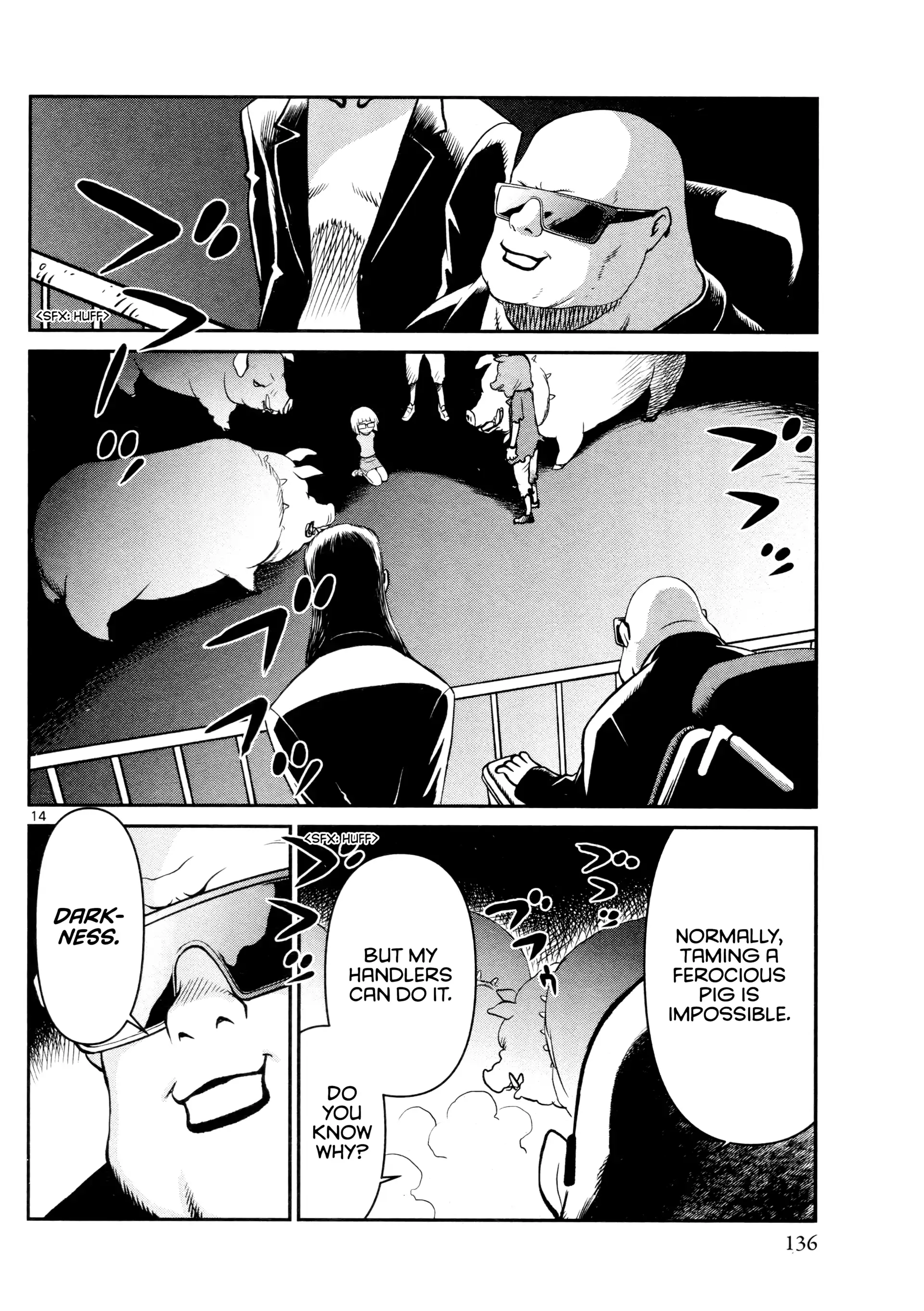 Black Lagoon: Sawyer the Cleaner - Dismemberment! Gore Gore Girl Chapter 35 - page 14
