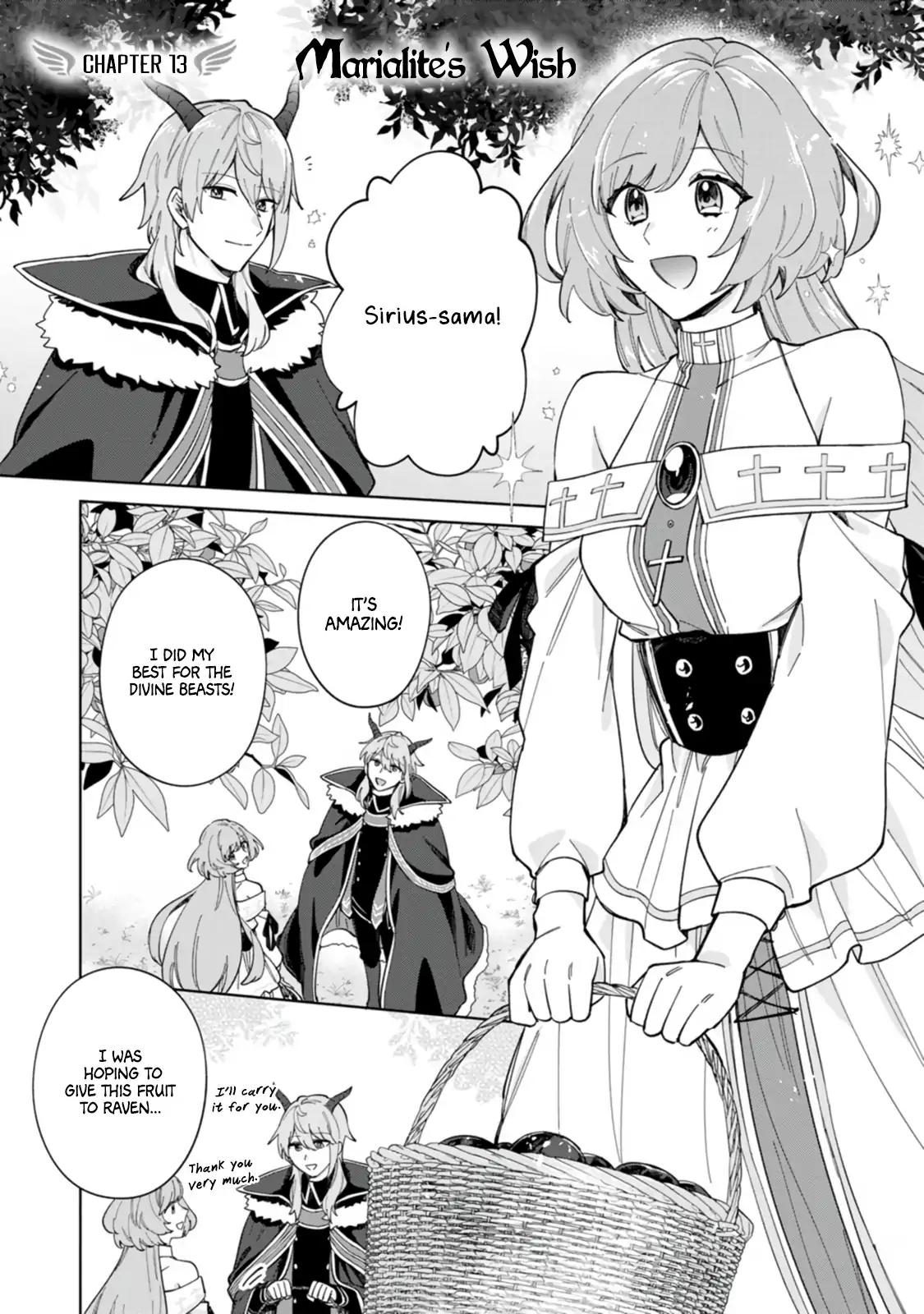Iki Okure Seijo no Shiawase - Konyaku Hakisareta to Omottara Mazoku no Ouji-sama ni Dekiaisaretemasu! Chapter 13 - page 1