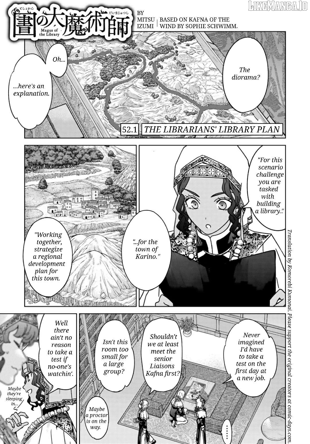 Toshokan No Daimajutsushi Chapter 52.1 - page 1