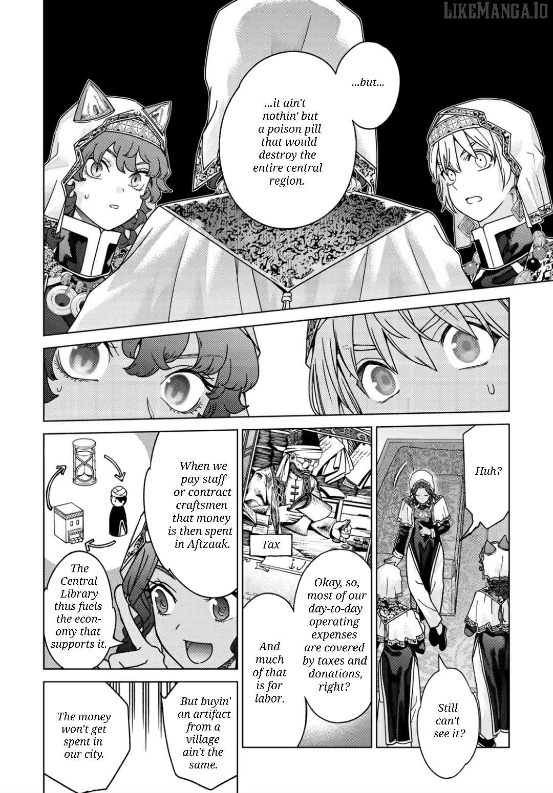 Toshokan No Daimajutsushi Chapter 52.1 - page 8