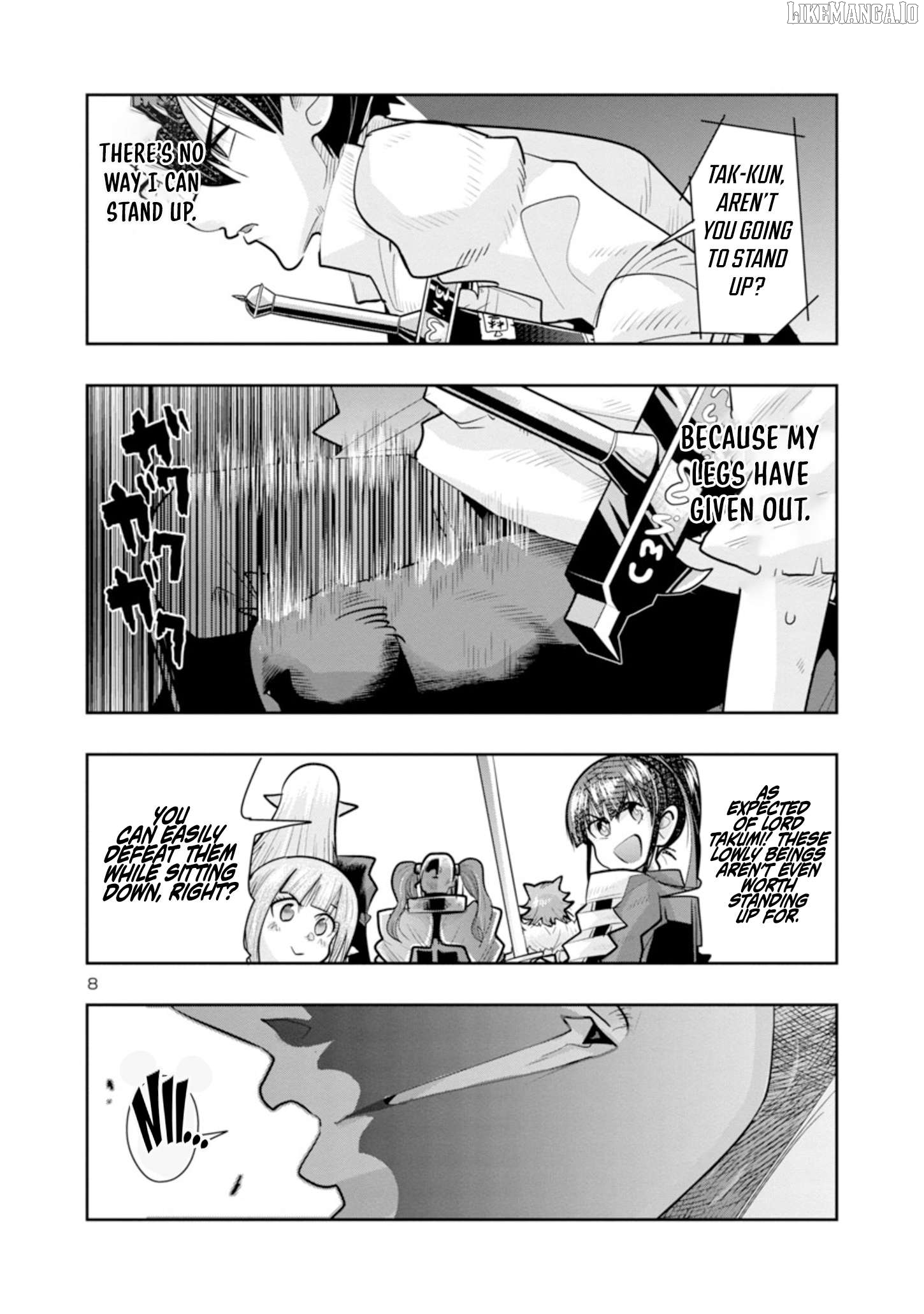 Uchi no Deshi ga Itsu no Manika Jinrui Saikyou ni Natte-ite, Nan no Sainou Monai Shishou no Ore ga, Sore wo Koeru Uchuu Saikyou ni Go Nintei Sareteiru Kudan ni Tsuite Chapter 8.2 - page 8