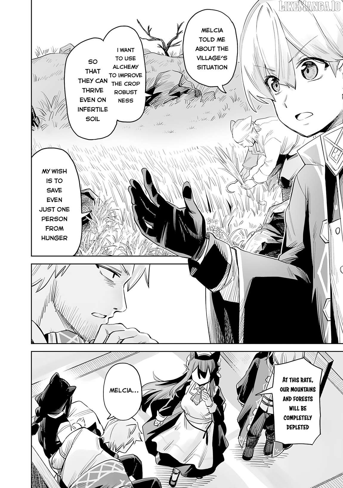 Kaikosareta Kyuutei Renkinjutsushi wa Henkyou de Dai Nouen wo Tsukuriageru - Sokoku wo Oidasareta kedo, Saikyou Ryouchi de Slow Life wo Ouka suru Chapter 1 - page 45