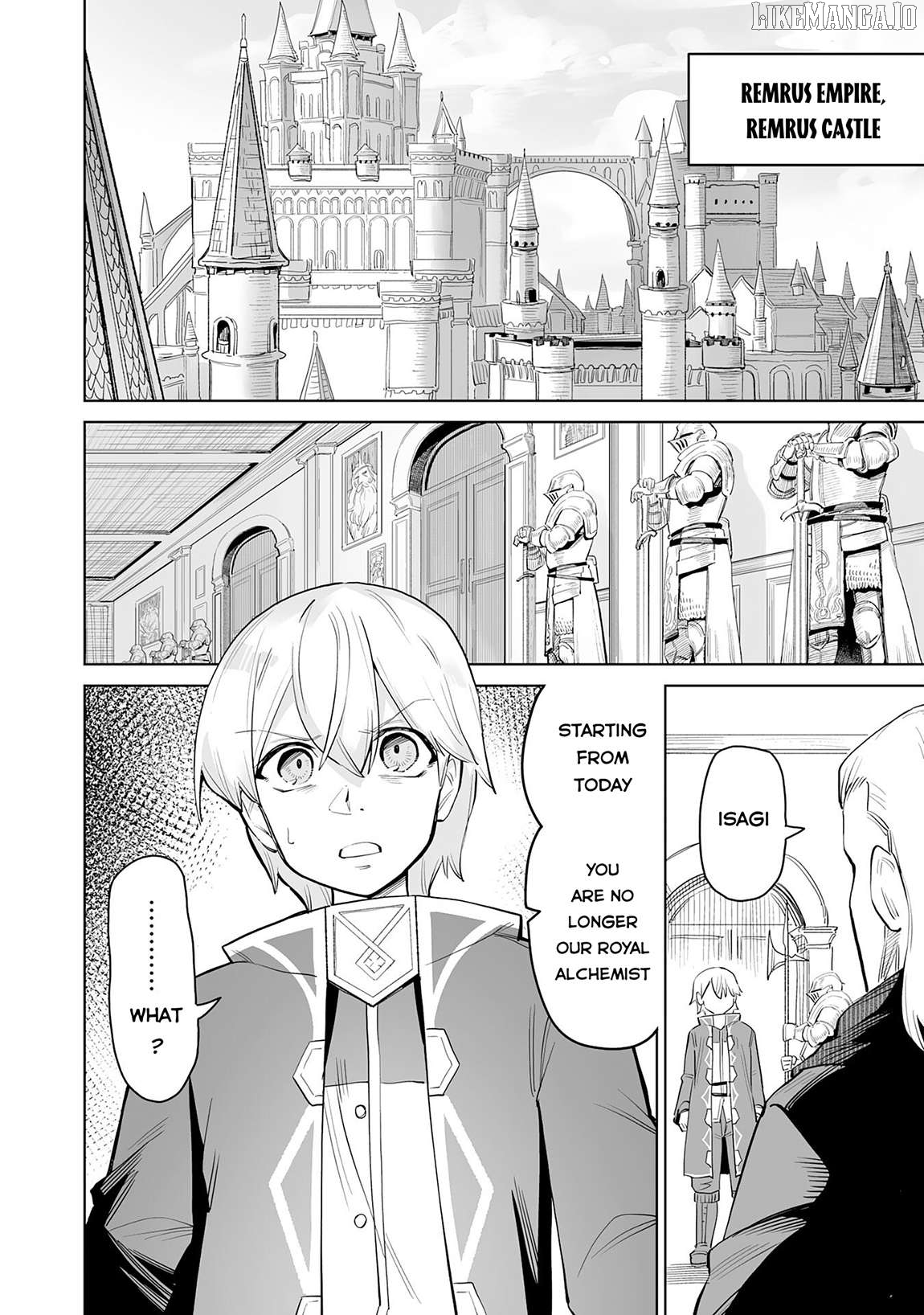 Kaikosareta Kyuutei Renkinjutsushi wa Henkyou de Dai Nouen wo Tsukuriageru - Sokoku wo Oidasareta kedo, Saikyou Ryouchi de Slow Life wo Ouka suru Chapter 1 - page 5