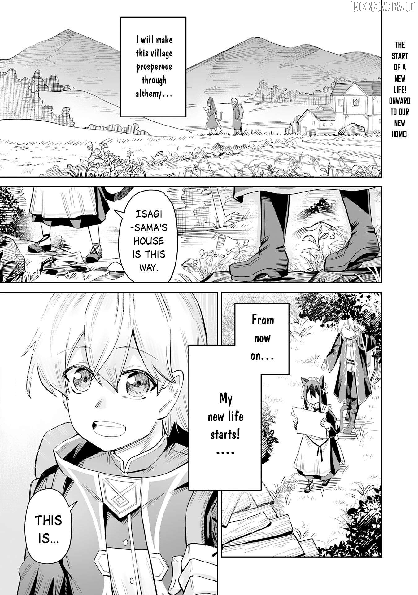 Kaikosareta Kyuutei Renkinjutsushi wa Henkyou de Dai Nouen wo Tsukuriageru - Sokoku wo Oidasareta kedo, Saikyou Ryouchi de Slow Life wo Ouka suru Chapter 2 - page 2