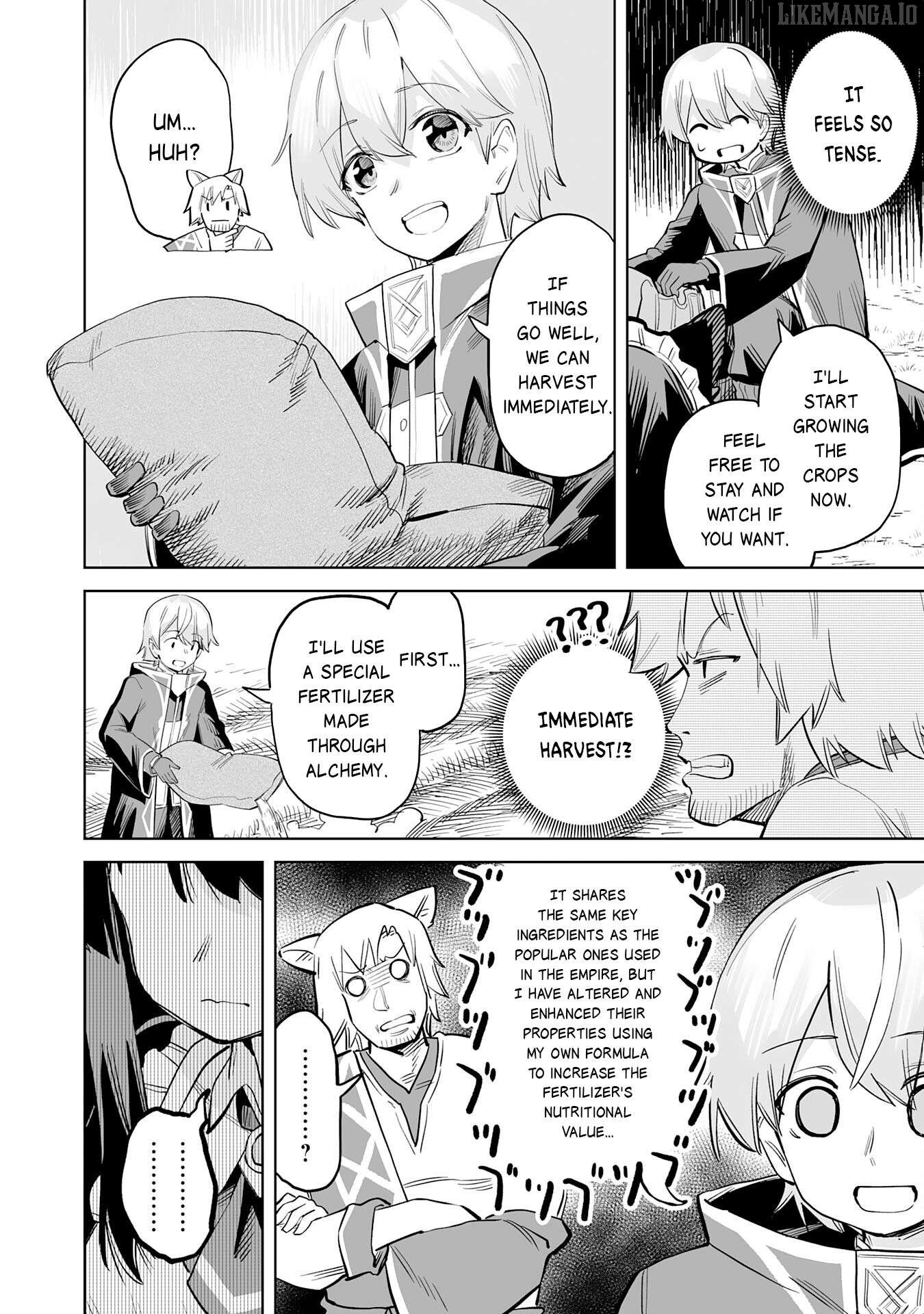 Kaikosareta Kyuutei Renkinjutsushi wa Henkyou de Dai Nouen wo Tsukuriageru - Sokoku wo Oidasareta kedo, Saikyou Ryouchi de Slow Life wo Ouka suru Chapter 3 - page 17