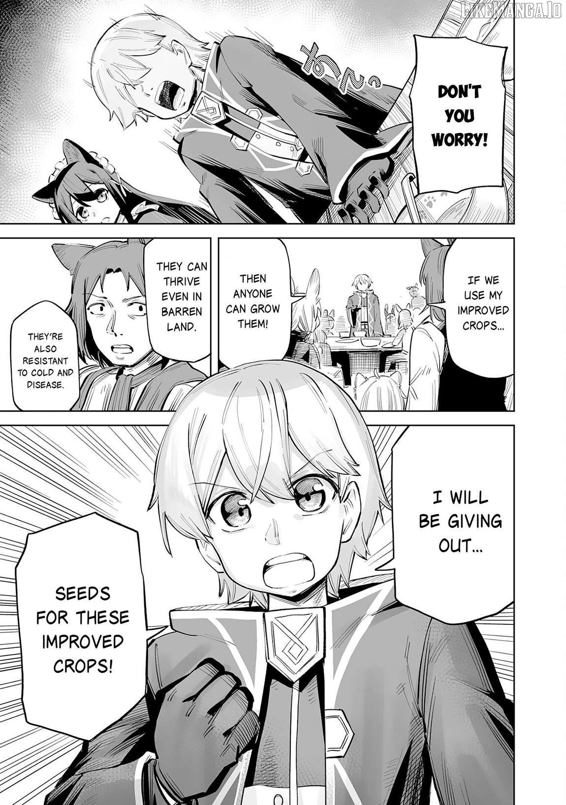 Kaikosareta Kyuutei Renkinjutsushi wa Henkyou de Dai Nouen wo Tsukuriageru - Sokoku wo Oidasareta kedo, Saikyou Ryouchi de Slow Life wo Ouka suru Chapter 4 - page 28