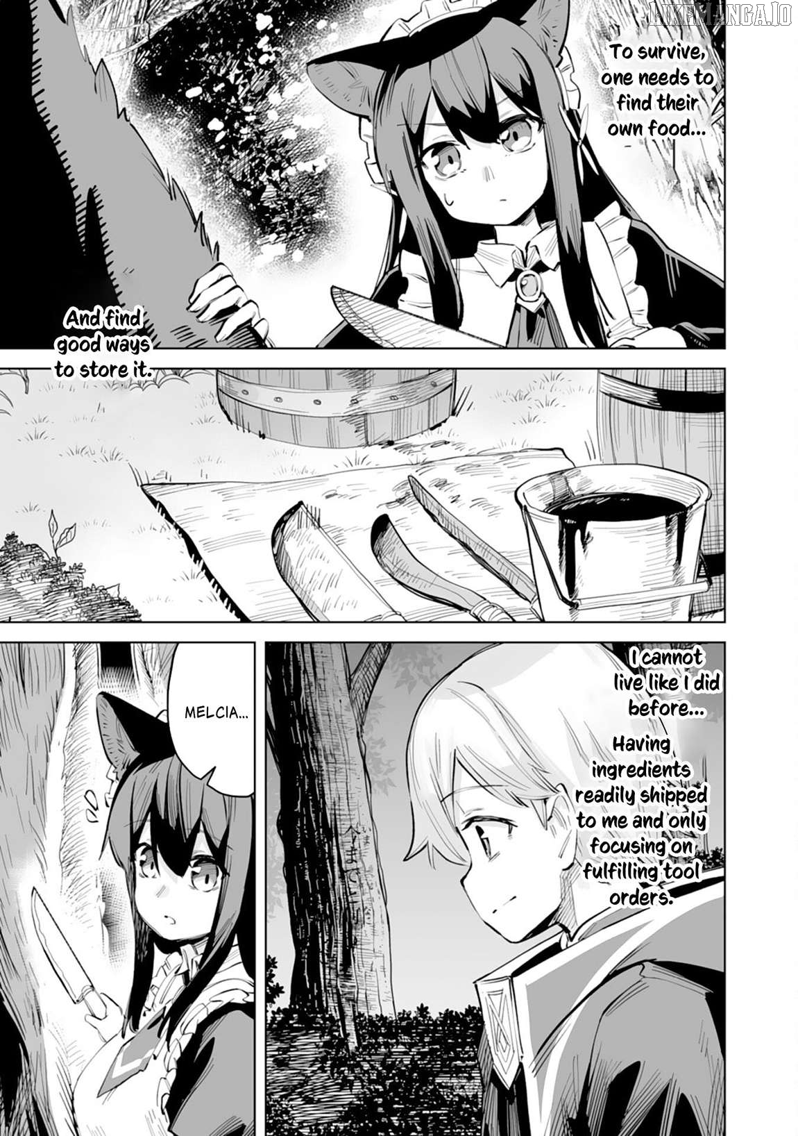 Kaikosareta Kyuutei Renkinjutsushi wa Henkyou de Dai Nouen wo Tsukuriageru - Sokoku wo Oidasareta kedo, Saikyou Ryouchi de Slow Life wo Ouka suru Chapter 5 - page 32
