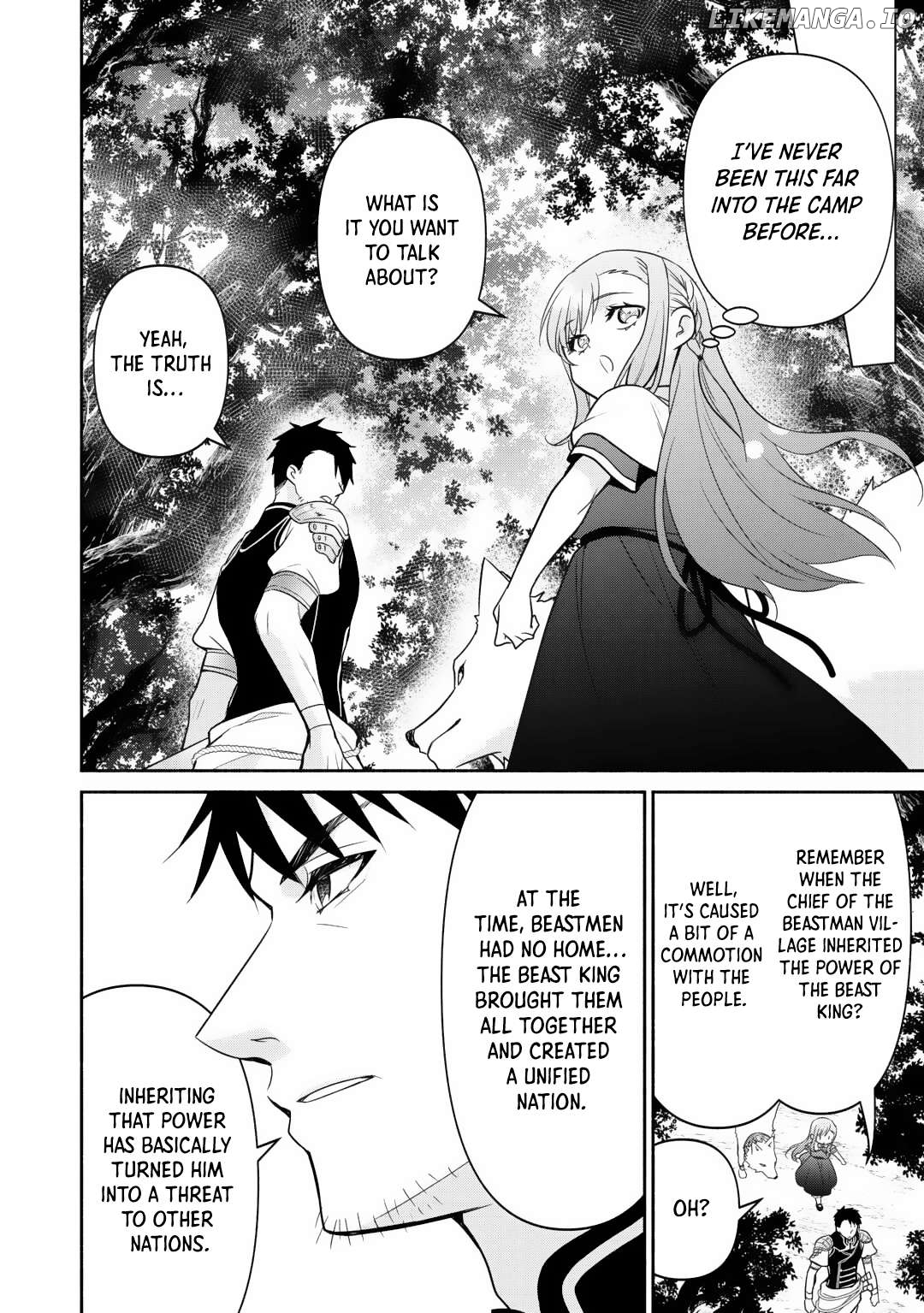 Tensei Youjo. Kamikemono to Ouji to, Saikyou no Ojisan Youhei-dan no Naka de Ikiru. Chapter 23 - page 19