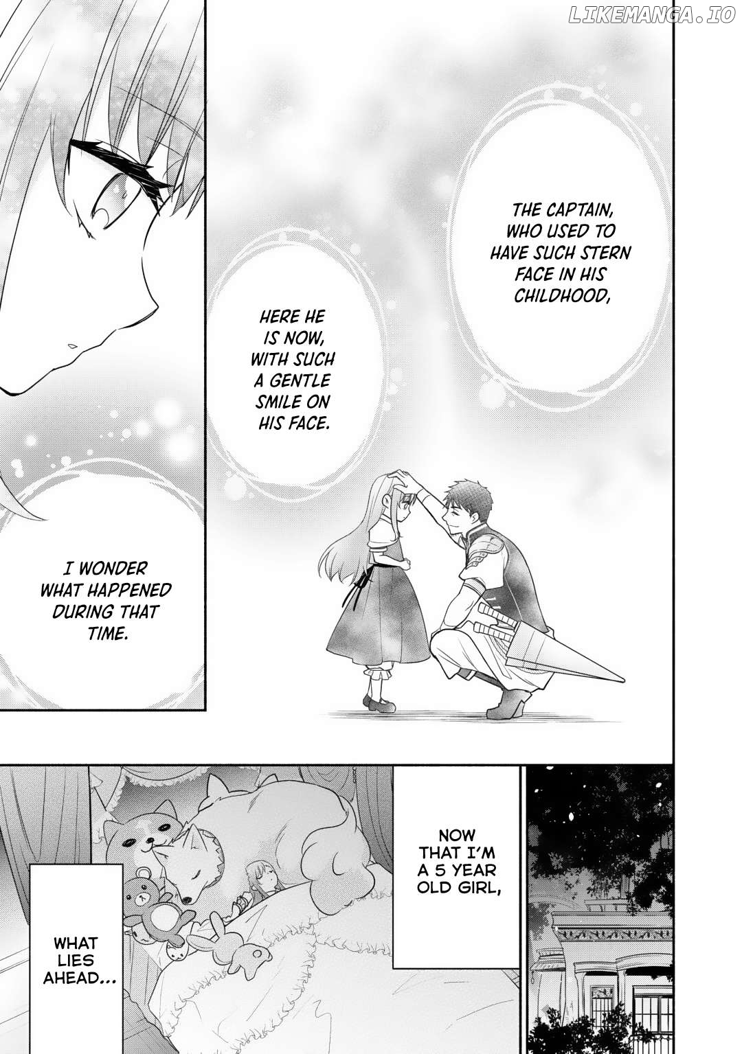 Tensei Youjo. Kamikemono to Ouji to, Saikyou no Ojisan Youhei-dan no Naka de Ikiru. Chapter 23 - page 28
