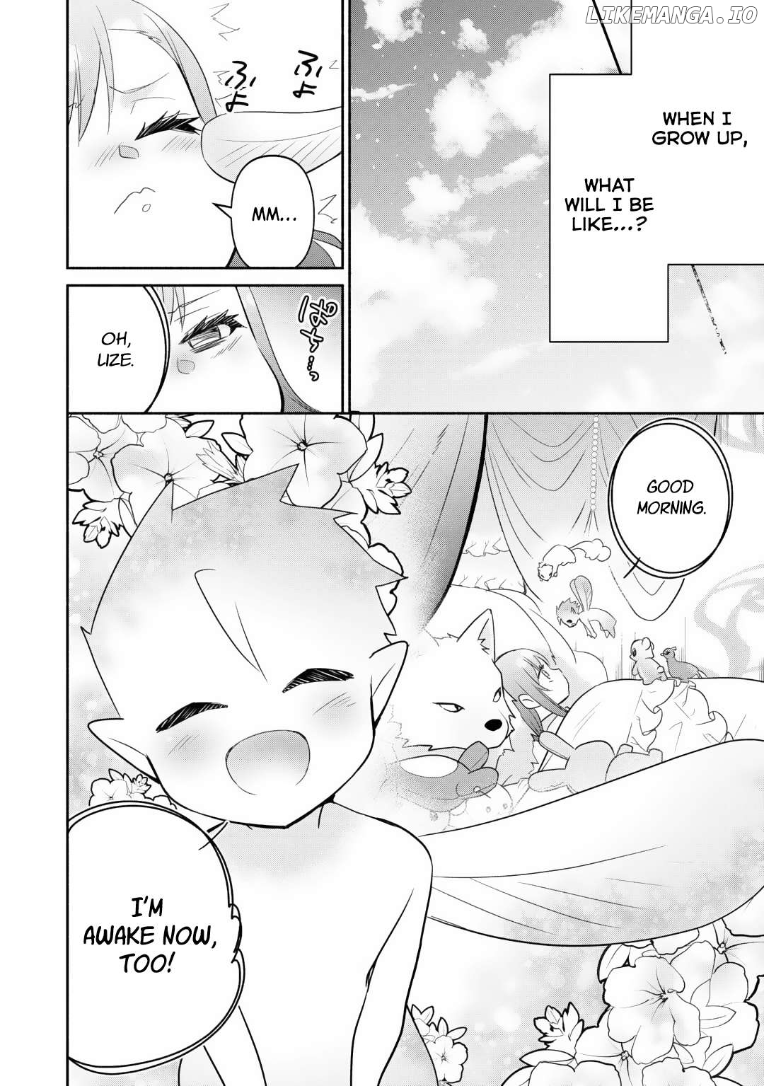 Tensei Youjo. Kamikemono to Ouji to, Saikyou no Ojisan Youhei-dan no Naka de Ikiru. Chapter 23 - page 29