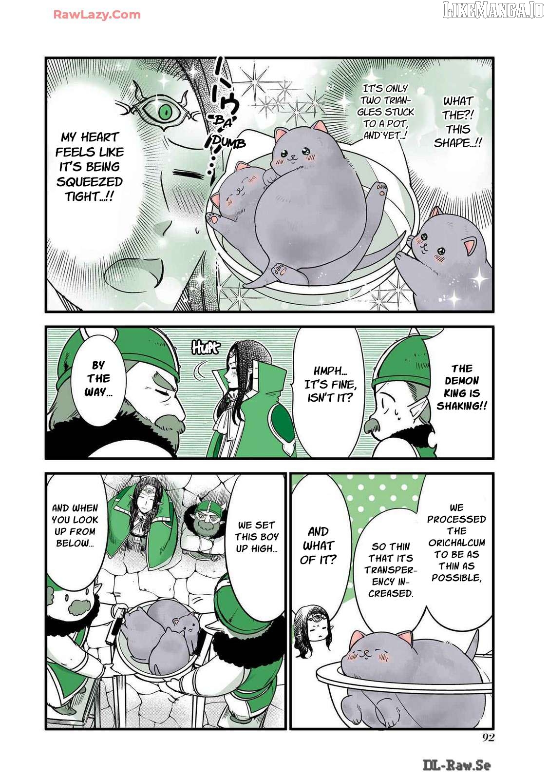 A story about a cat reincarnated in a different world where there are no cats. Chapter 21 - page 2
